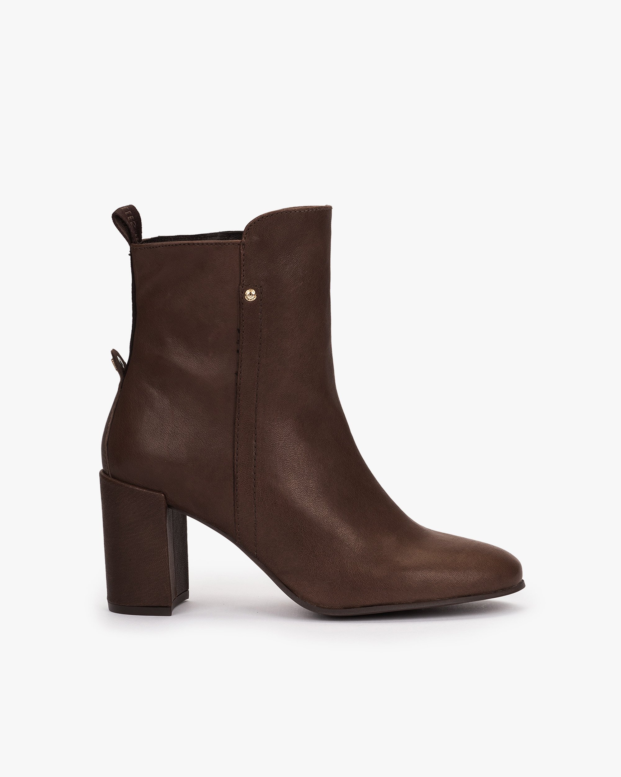 Black leather ankle boots. PEDRO MIRALLES