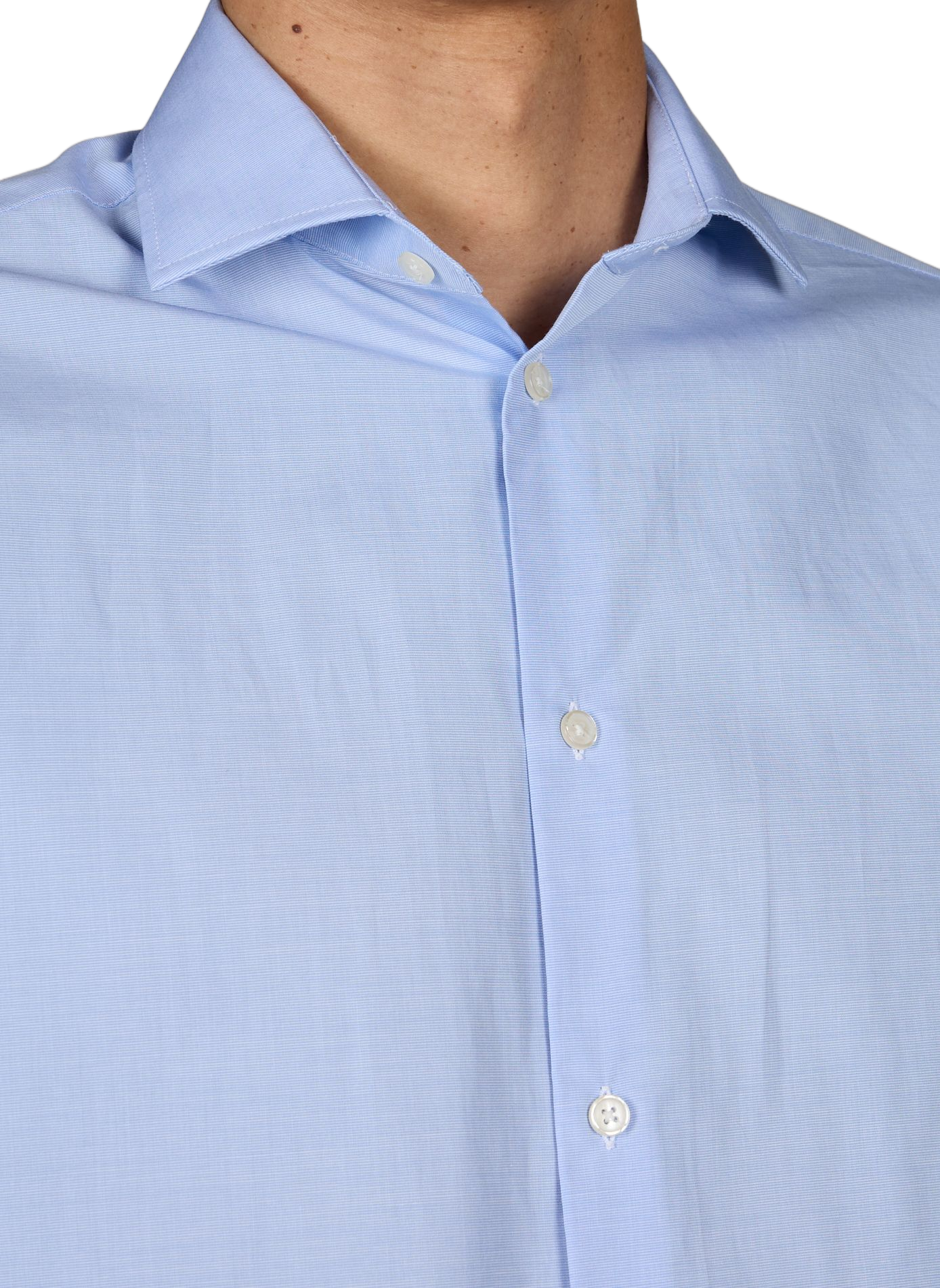 Straight-fit loti cotton shirt loti-d AU PRINTEMPS PARIS Blue