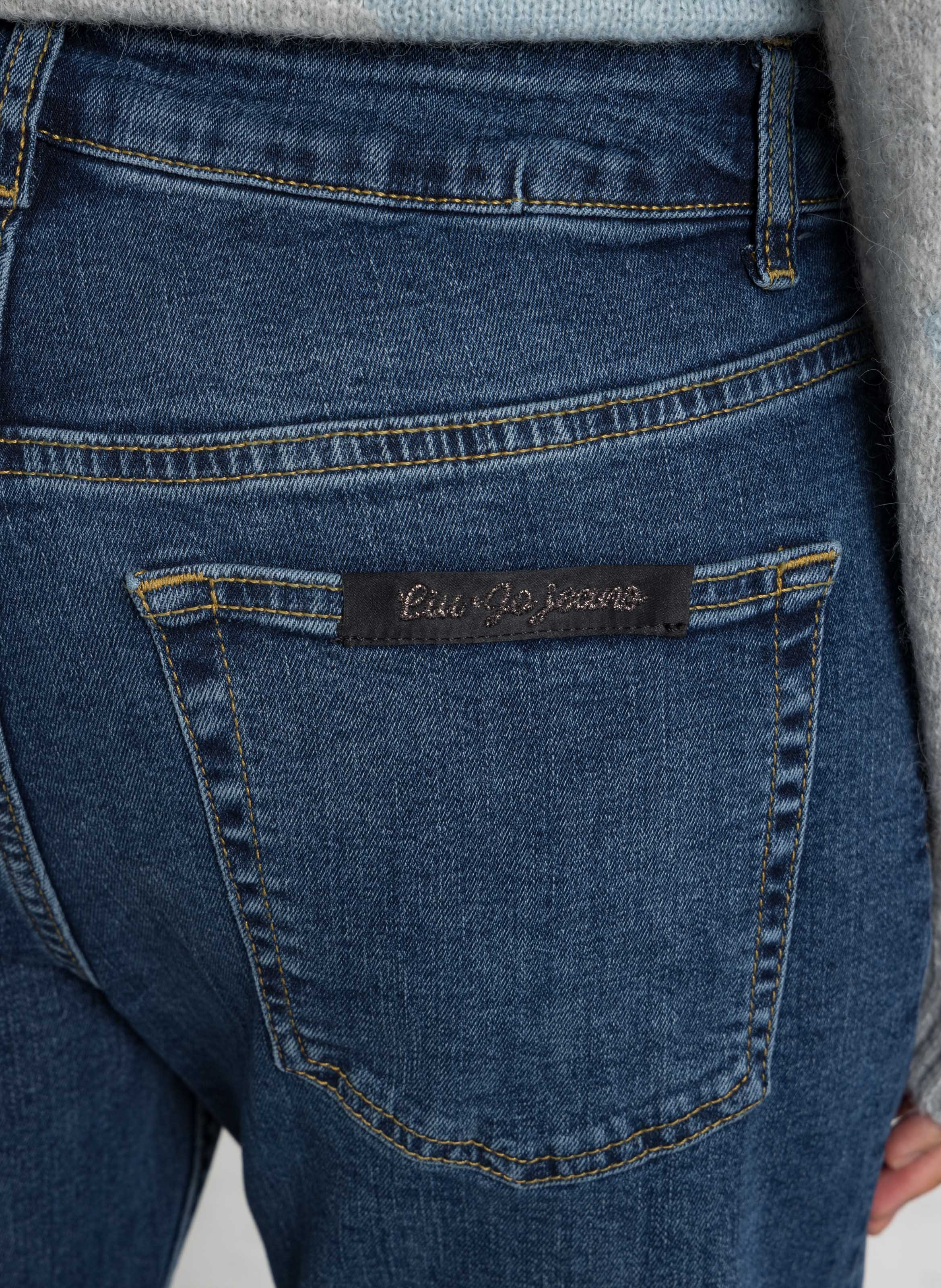 Straight Cut Jeans aus Baumwoll-Mix LIU JO Blau