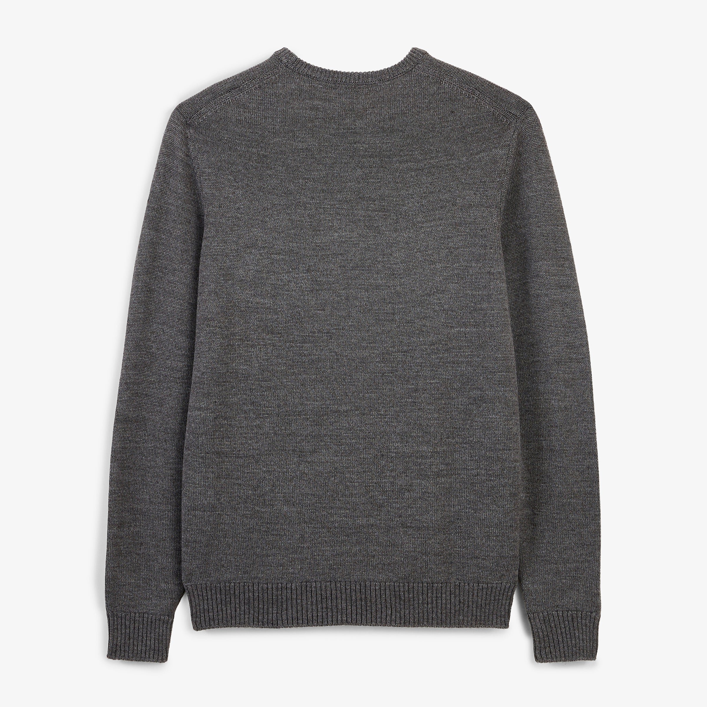 Blanco Biarritz Mohan jacquard crew-neck sweater SERGE BLANCO Grey