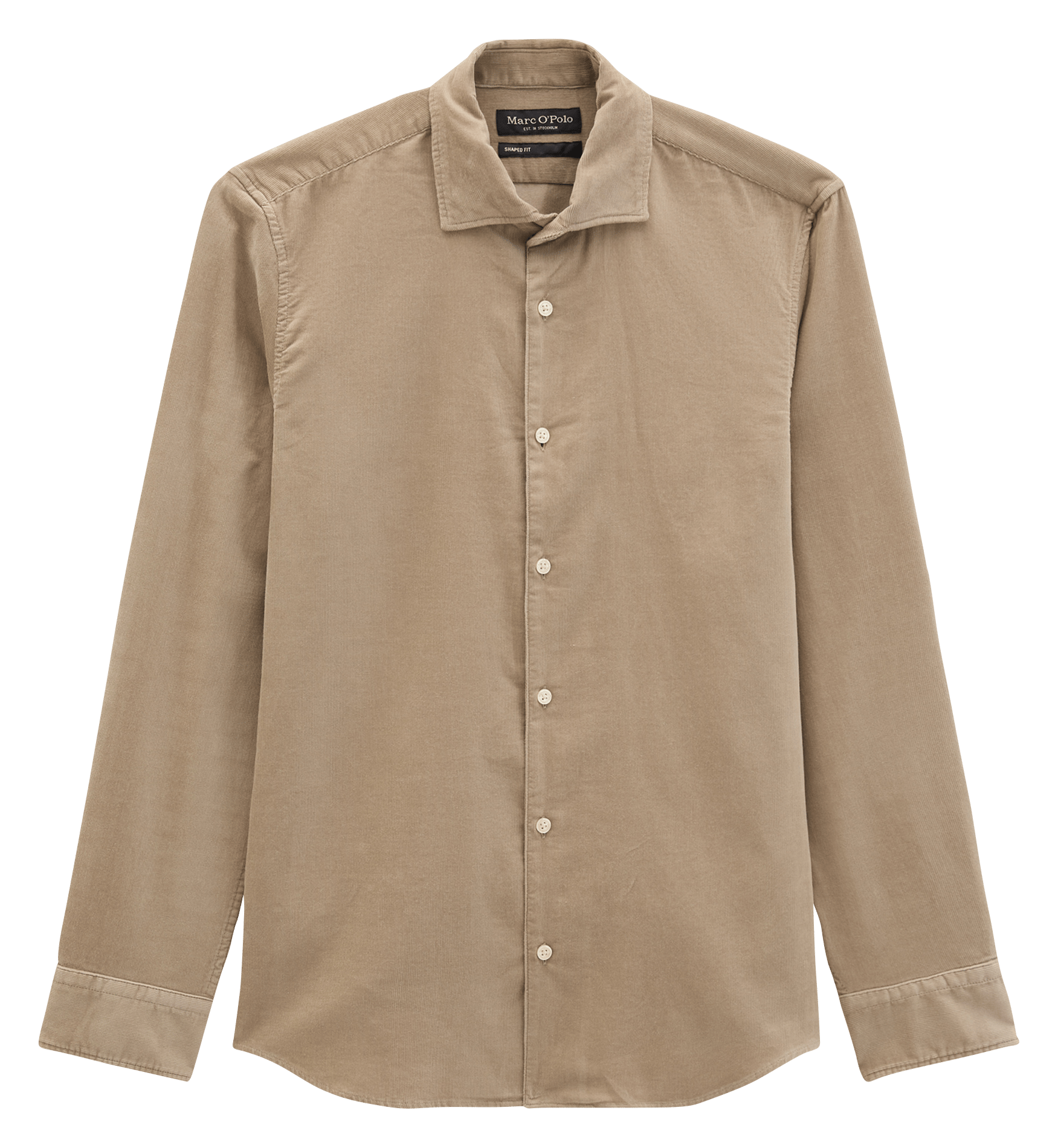 Katoenen blouse met klassieke kraag MARC O'POLO Beige