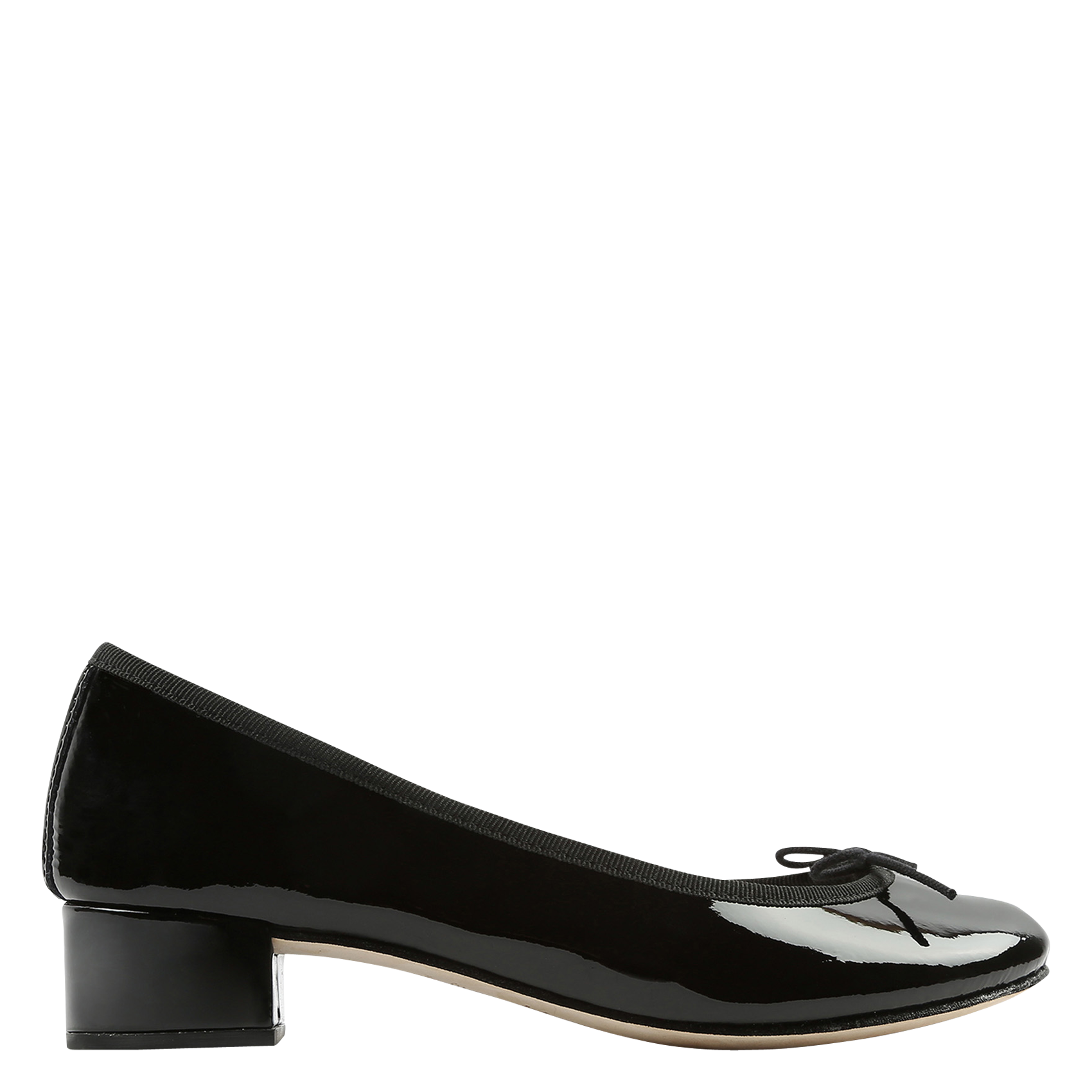 Lackleder-Ballerinas mit Absatz REPETTO