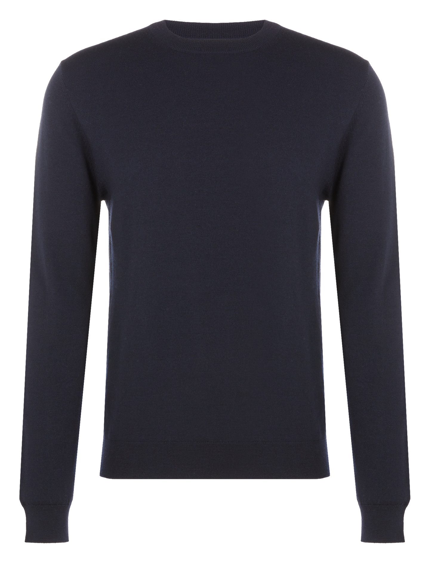 Rundhalspullover aus Wolle SAISON 1865 Blau