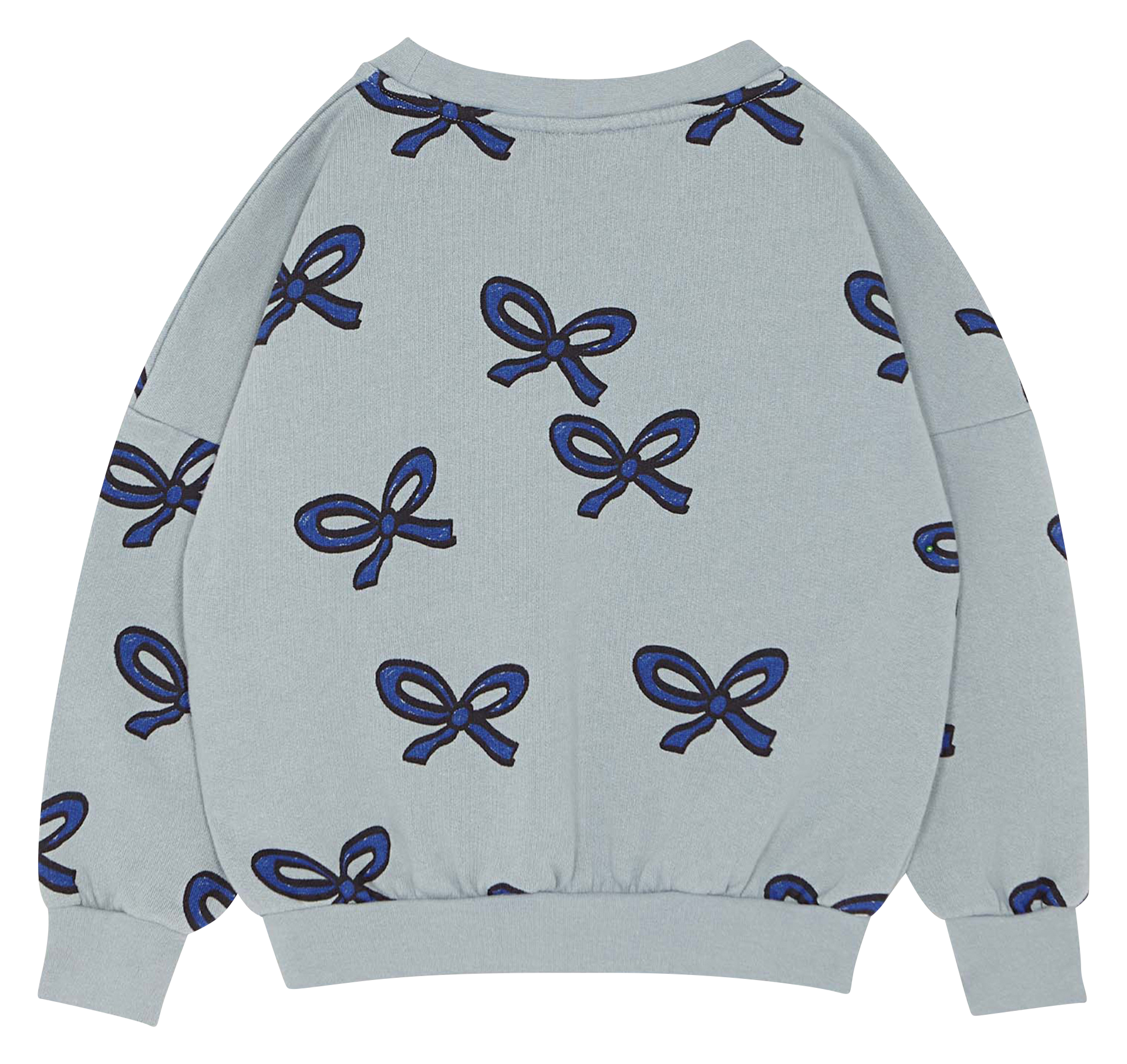 Pull col rond imprimé en coton  THE CAMPAMENTO Bleu