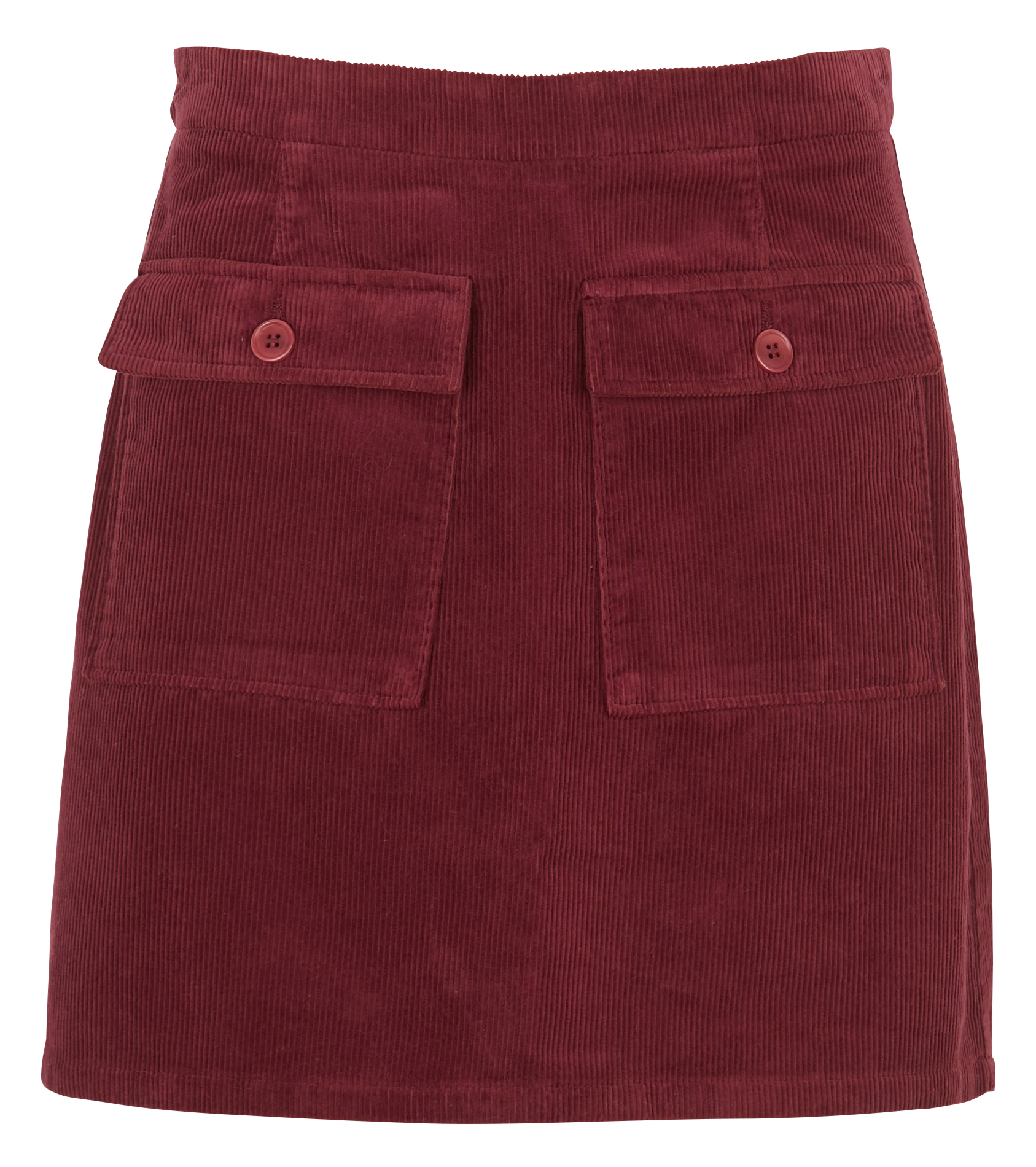 Short straight cotton skirt BELLEPIECE Red