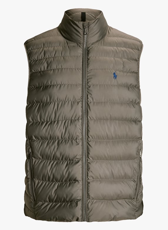 Doudoune Sans Manches Matelassee Dark Metal Polo Ralph Lauren Homme 710949956 001 DARK METAL Place des Tendances