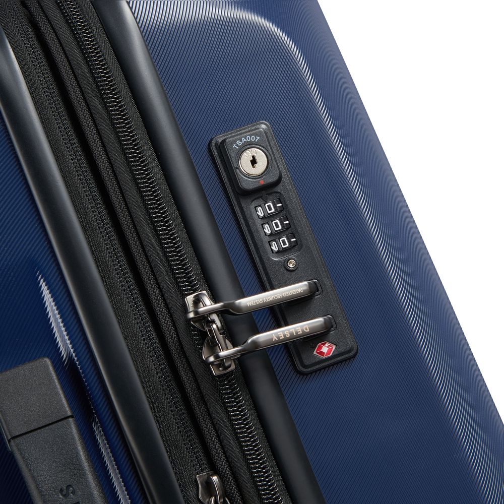 Rigid cabin suitcase DELSEY PARIS Blue