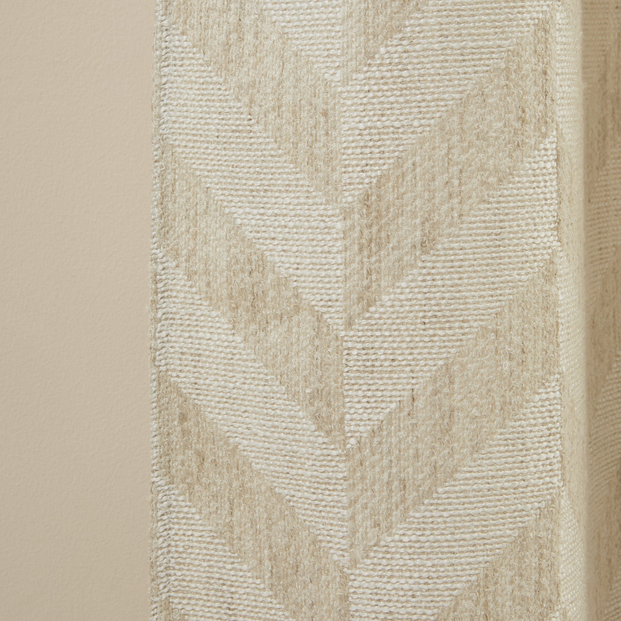 TOBIAS - Linen curtain with gathering tape MADURA Beige