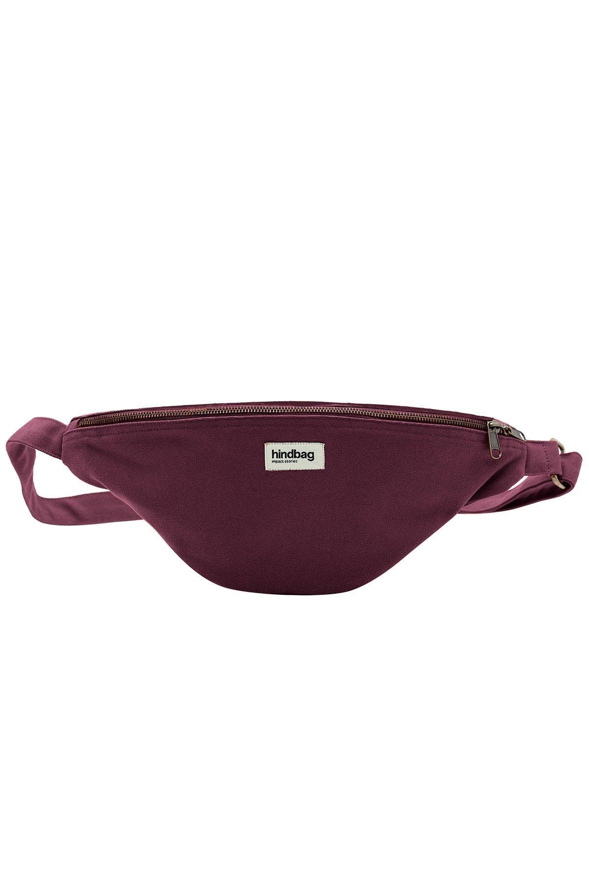 Cotton waist bag HINDBAG Purple