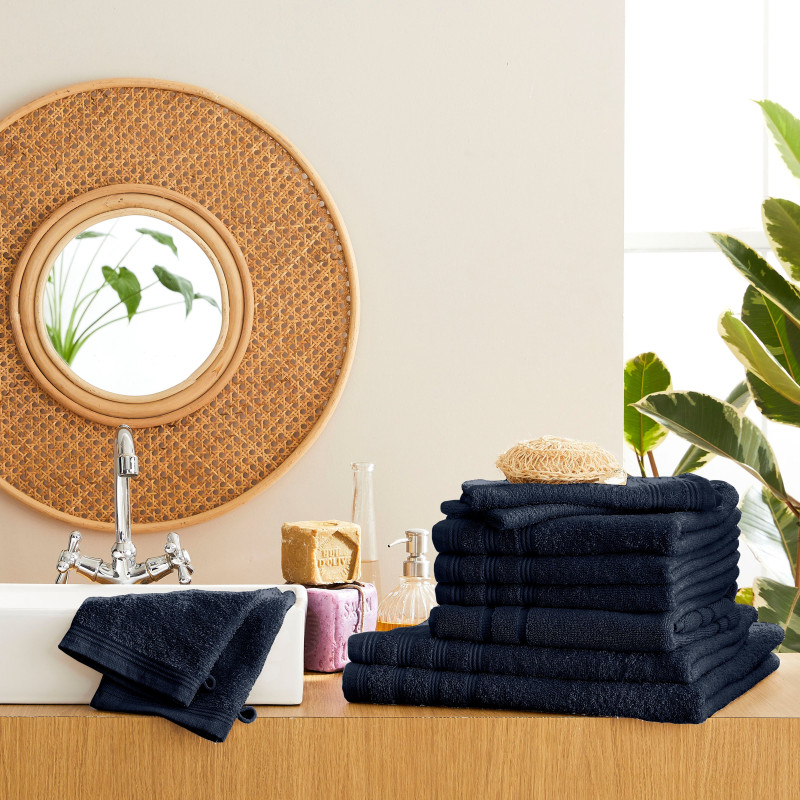 Complete 10-piece pack COTON PUR Blue