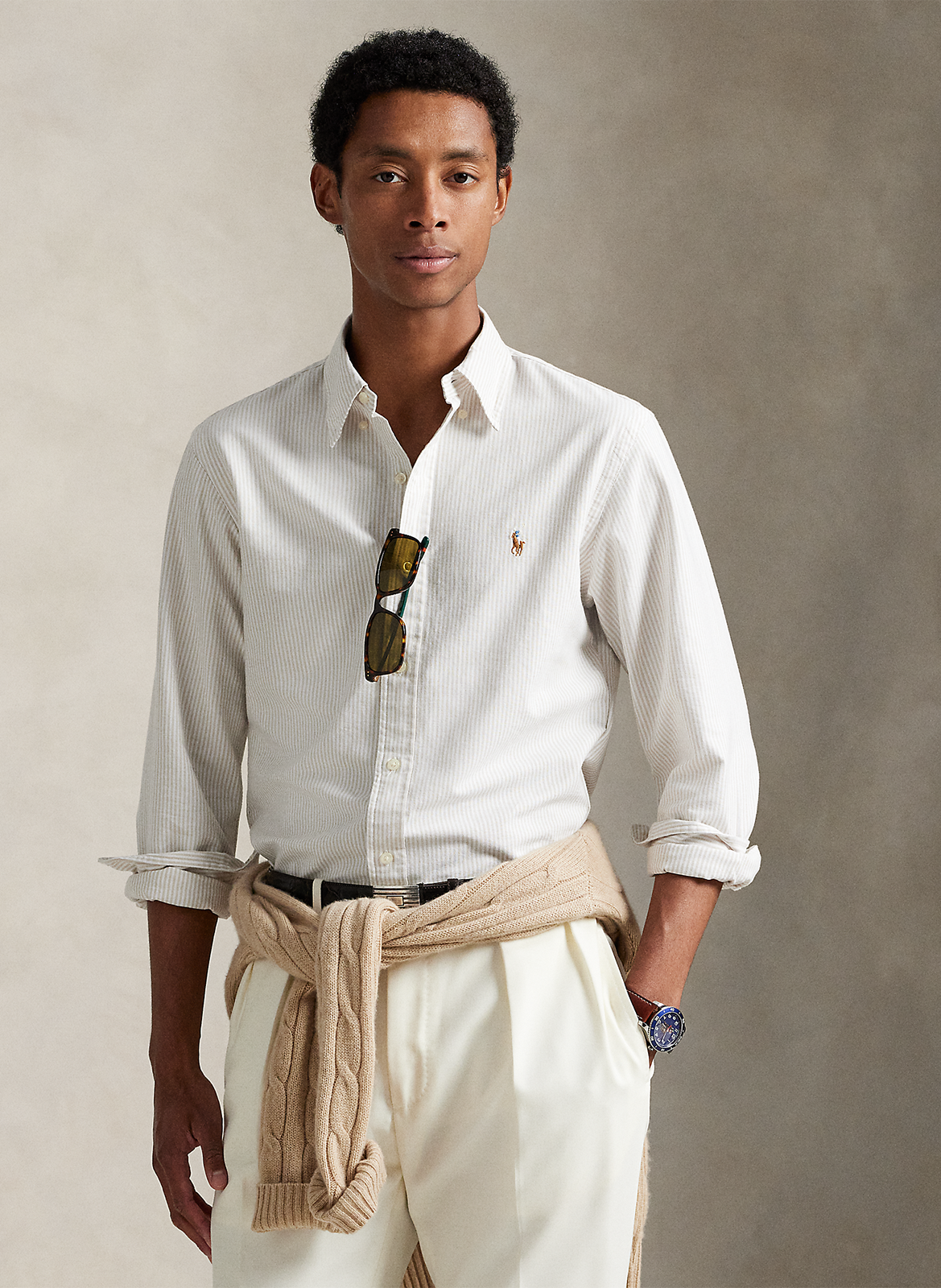 Chemise col classique en coton POLO RALPH LAUREN