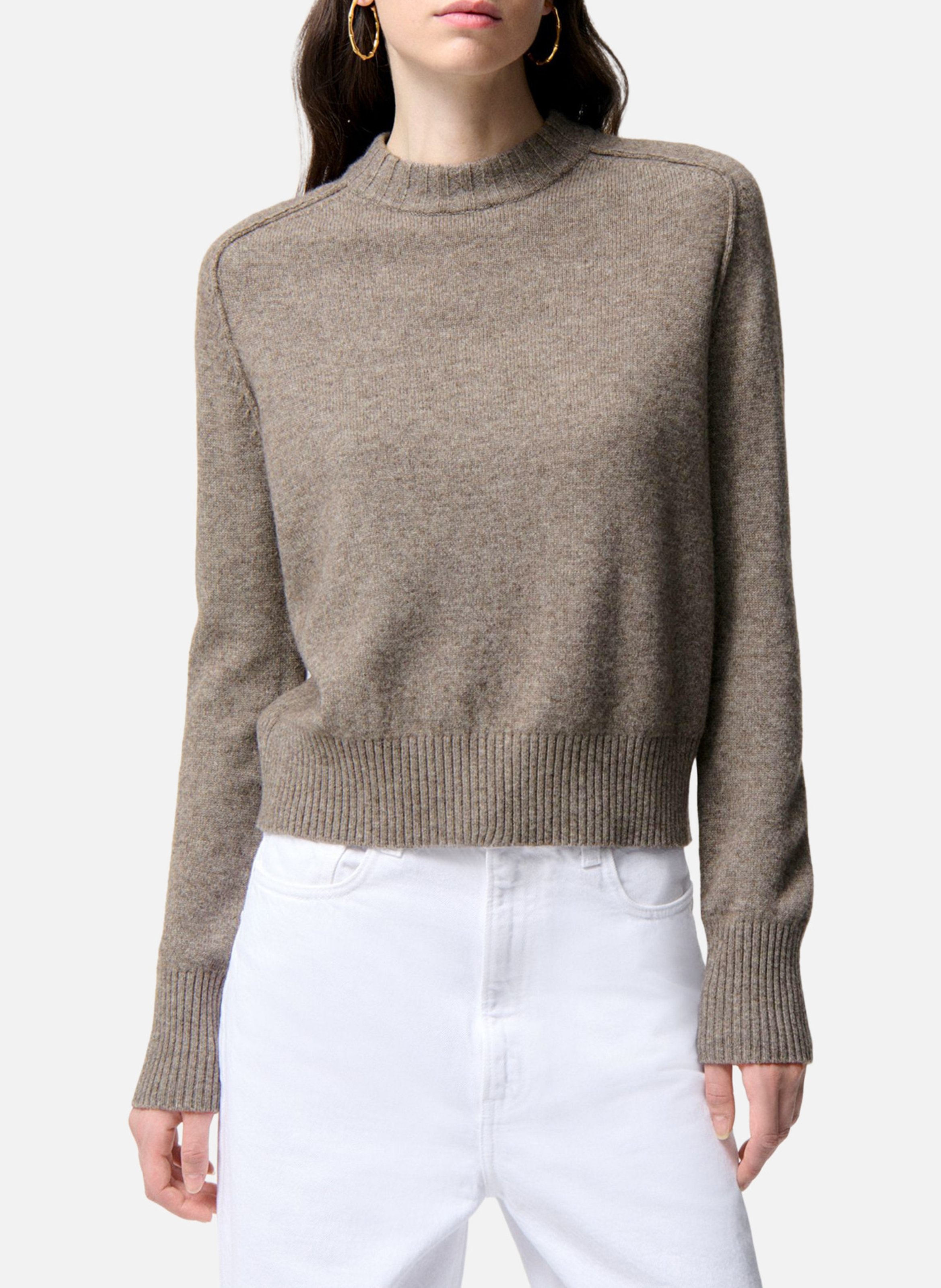 Pull col rond en laine mélangée VANESSA BRUNO