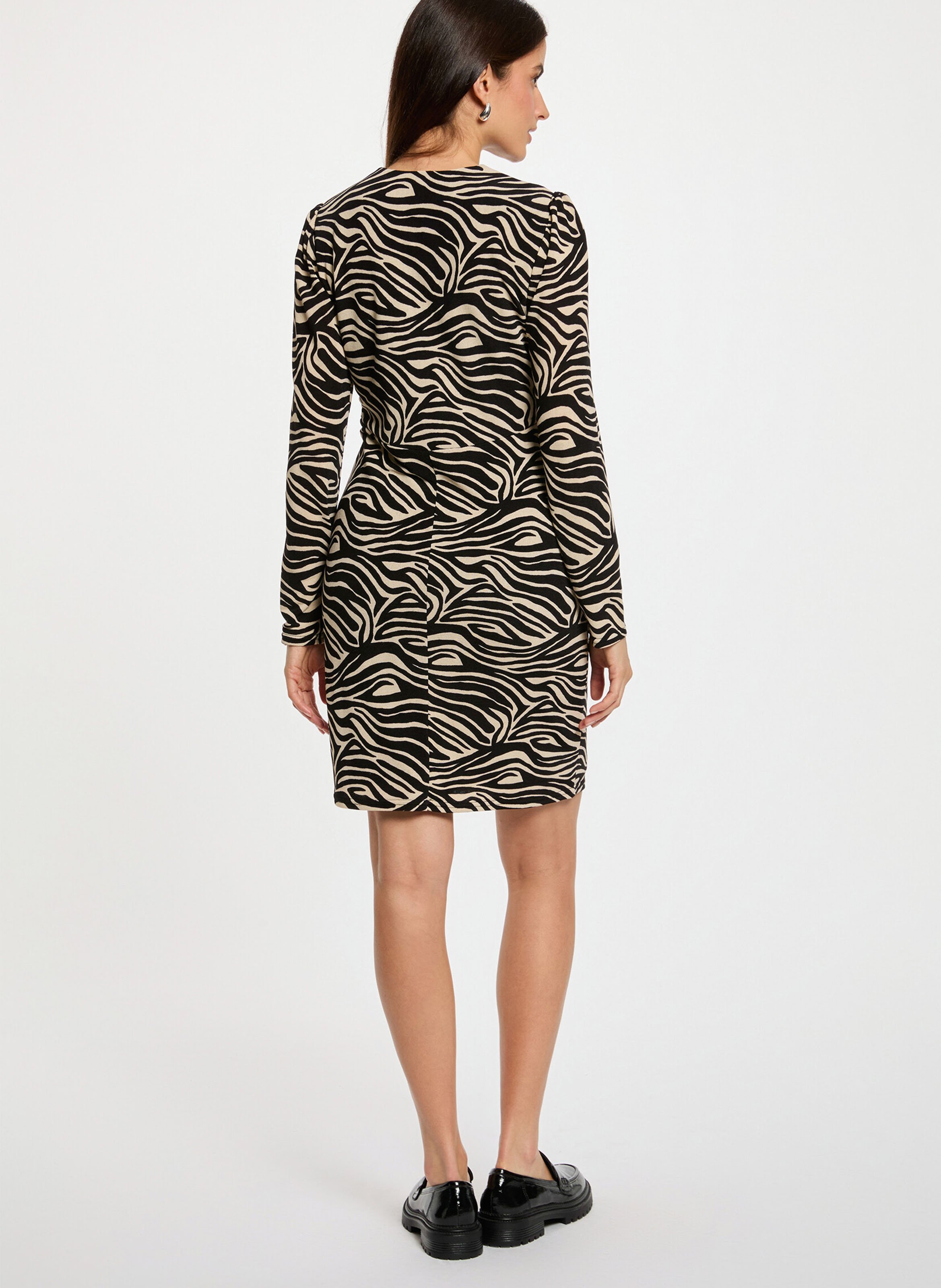 Korte jurk met kraag MORGAN Veelkleurig