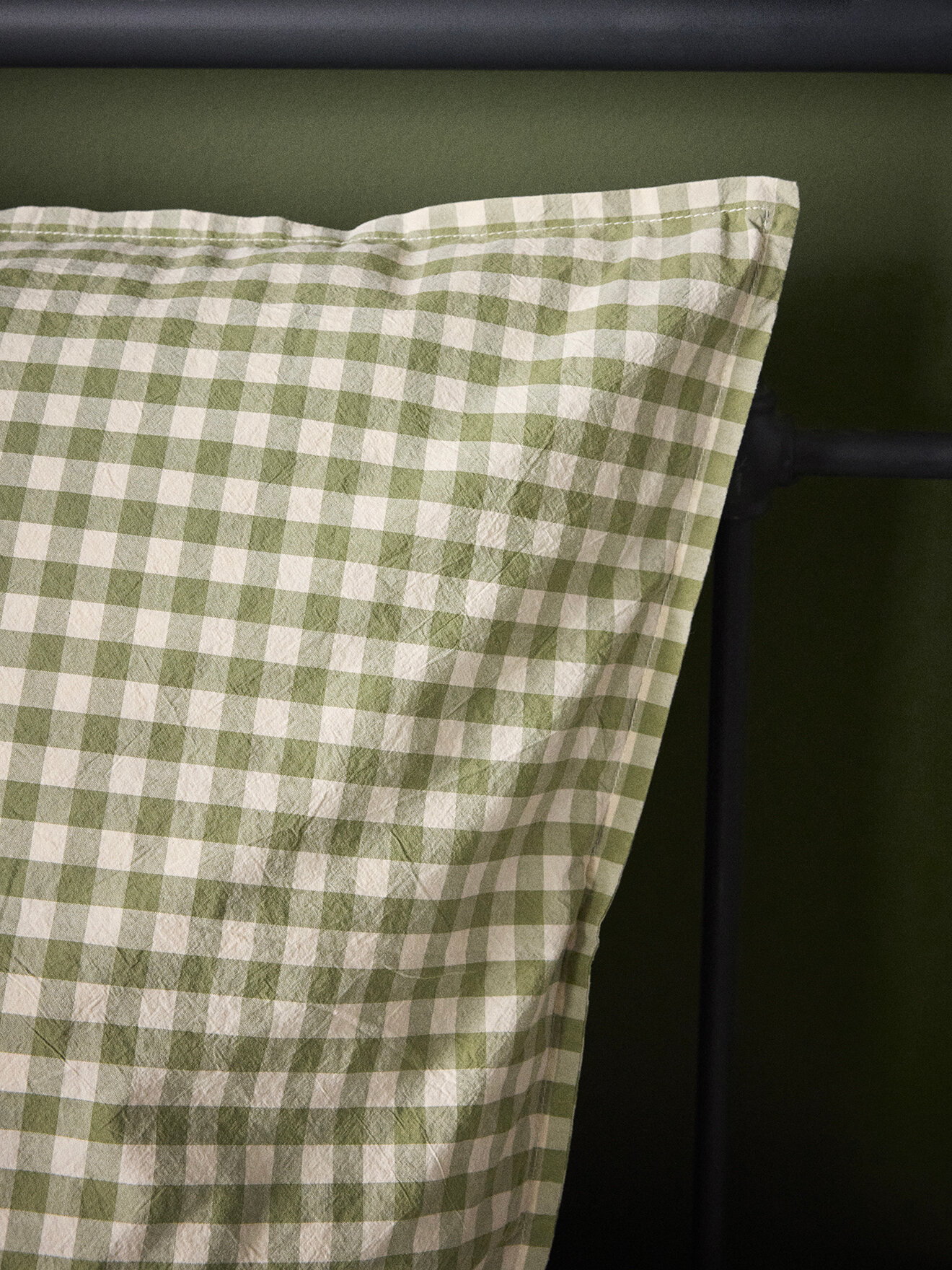 "Vichy Ambroise" pillowcase cover Green