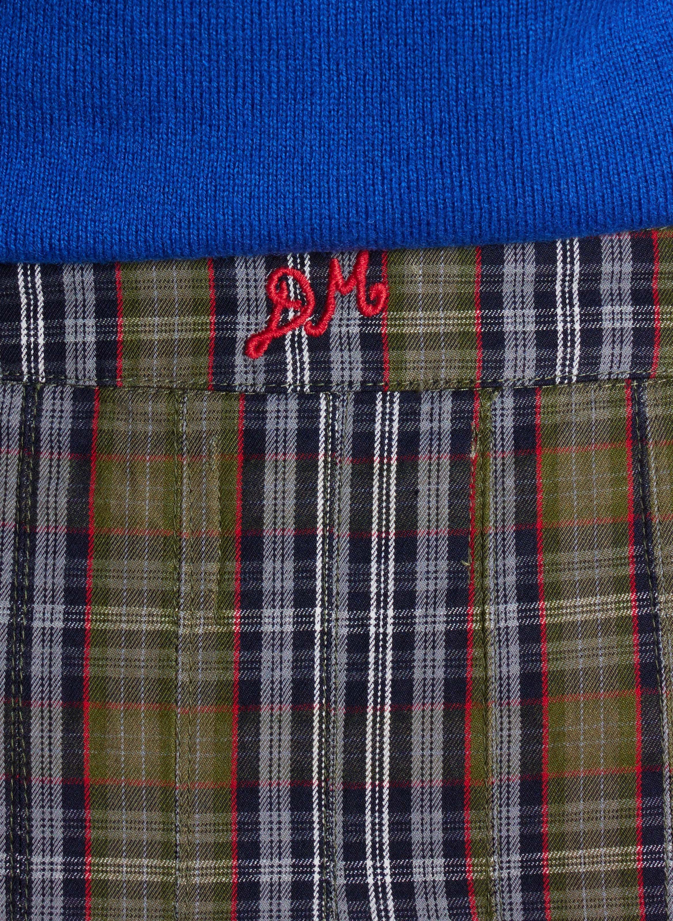 Jupe midi imprimée en coton bio DAMSON MADDER Multicolore