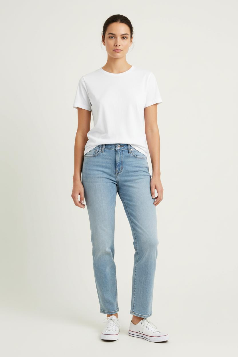 Cropped slim jeans with studs SEZANE - Seconde main Blue