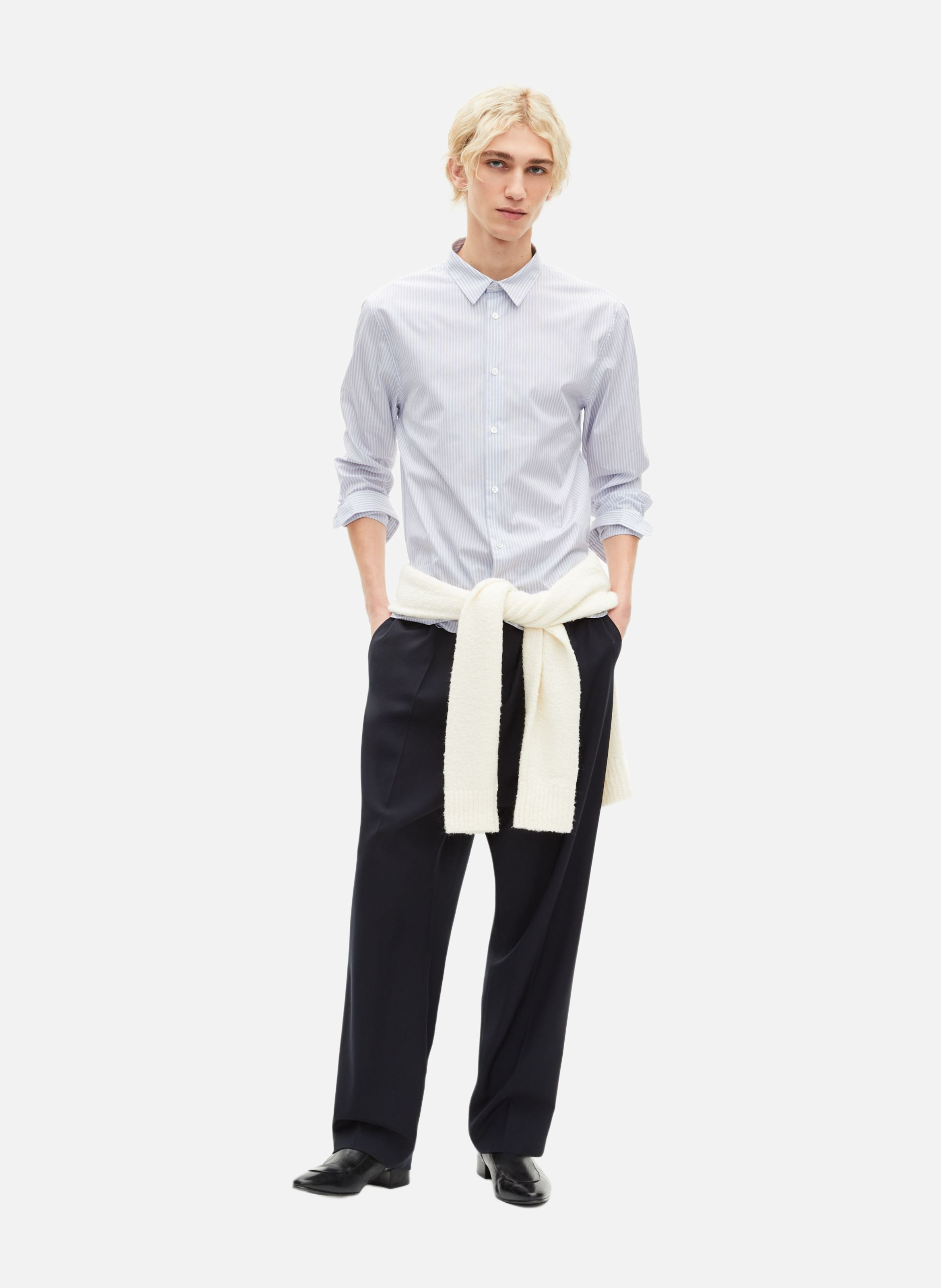 Pinstripe shirt THE KOOPLES Blue