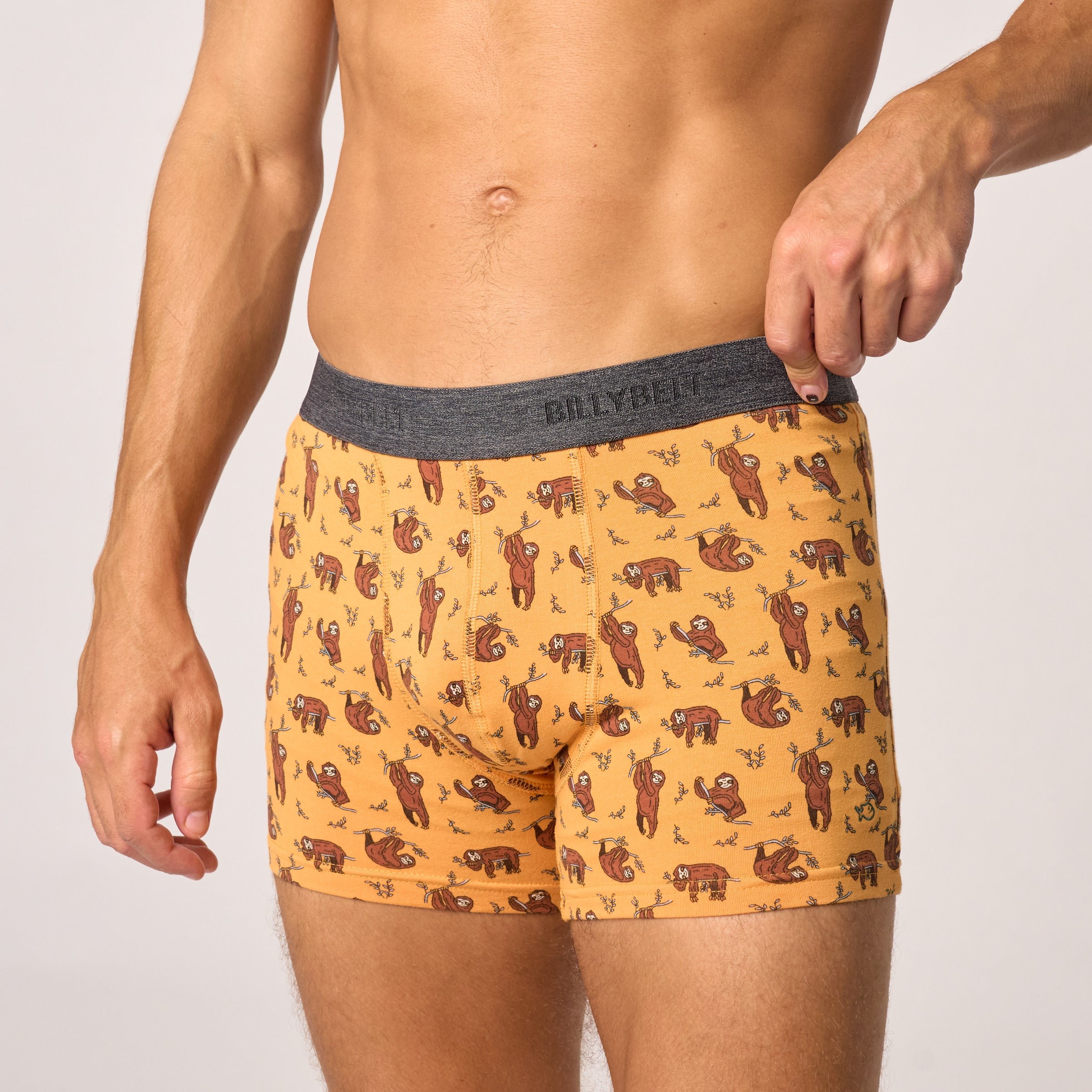 Organic cotton boxers Yellow