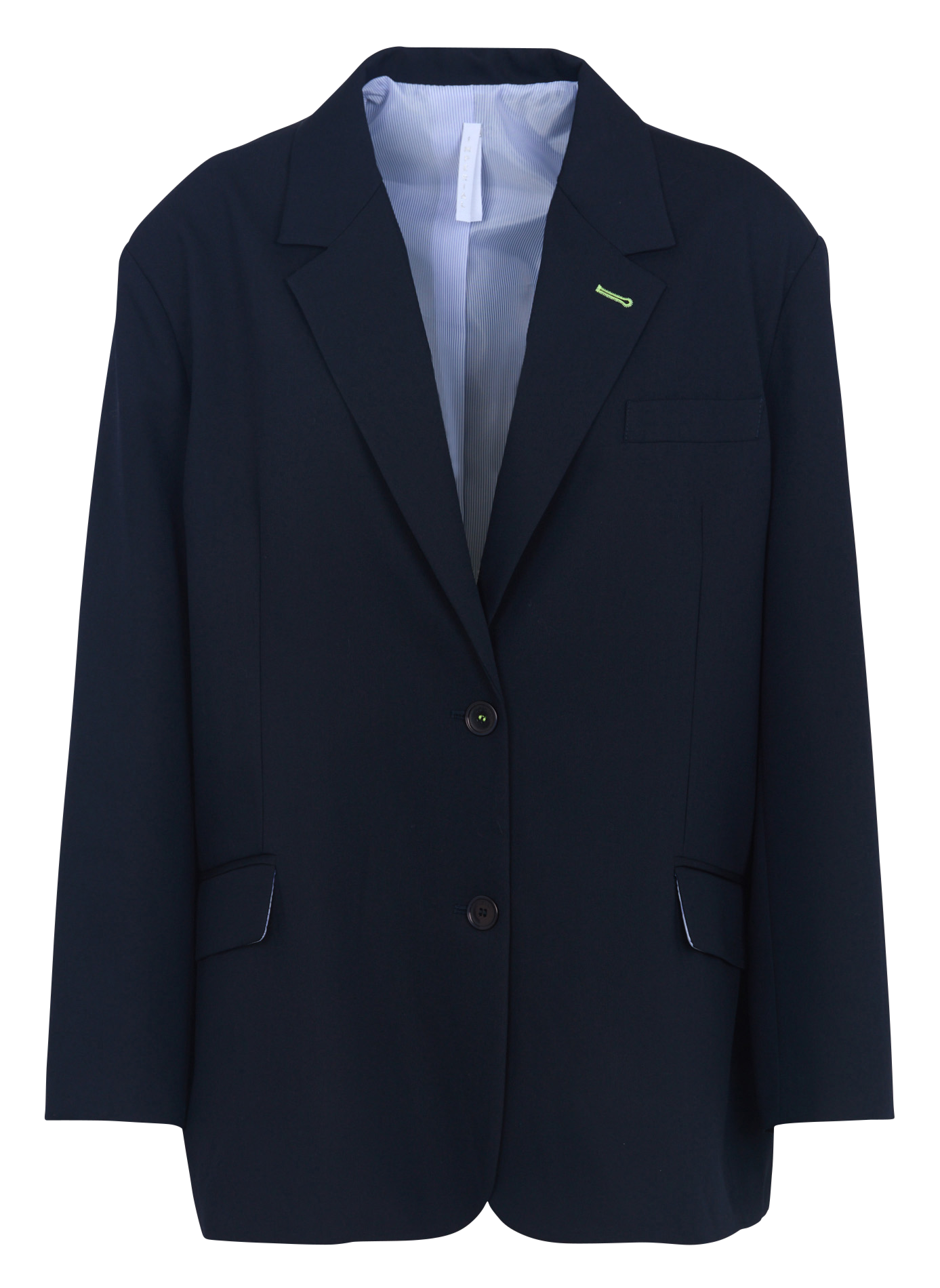 Oversized jacket with tailored collar IMPERIAL Blue