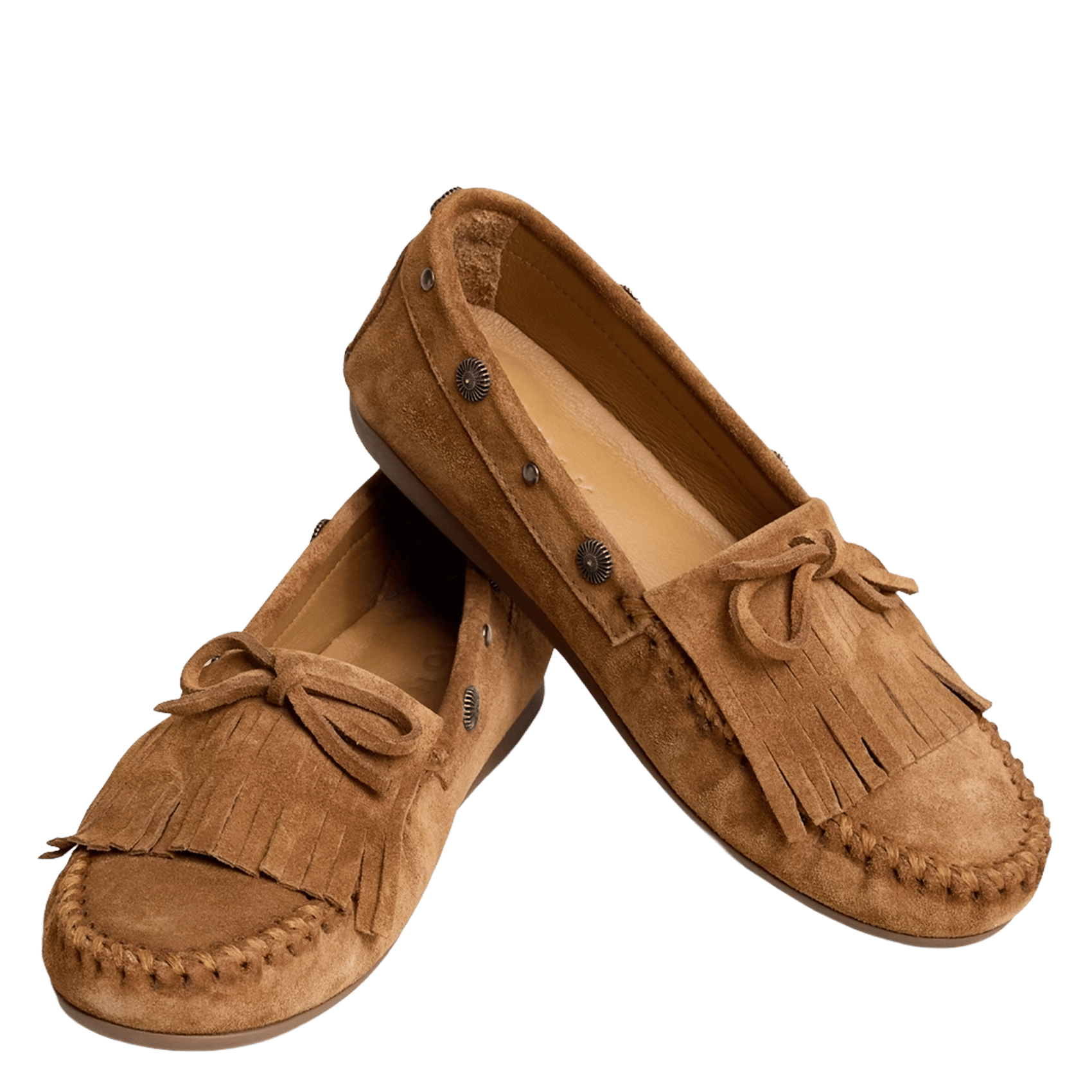 Mocassins en cuir JONAK Marron