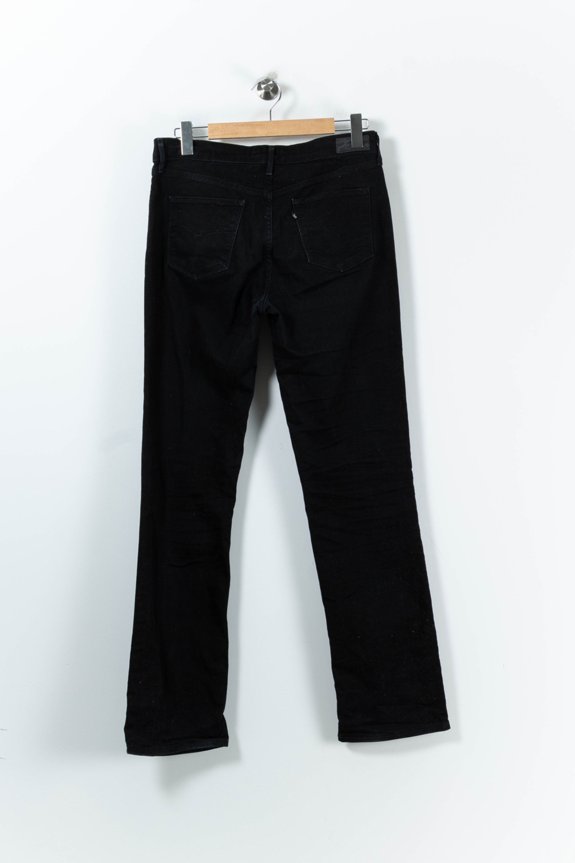 Cropped slim jeans with studs LEVI'S - Seconde main Black