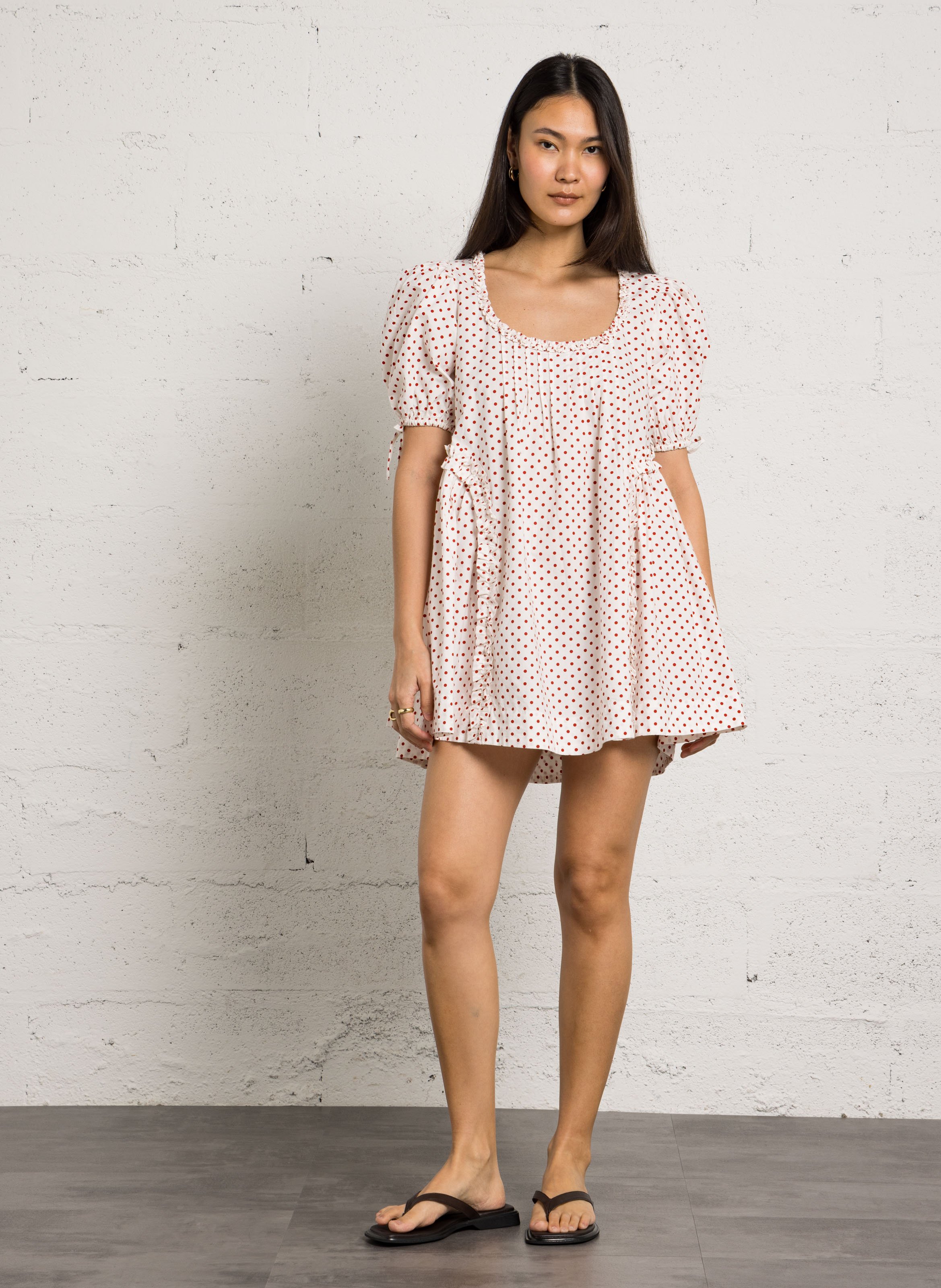 Robe courte ample à pois DAMSON MADDER Multicolore