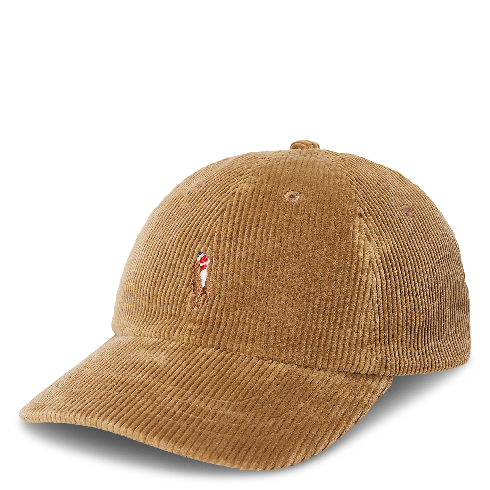 Corduroy katoenen pet POLO RALPH LAUREN Bruin
