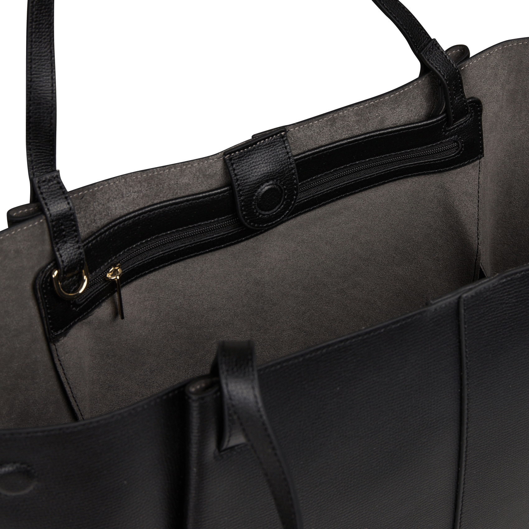 Shopper aus Leder LANCASTER PARIS Schwarz