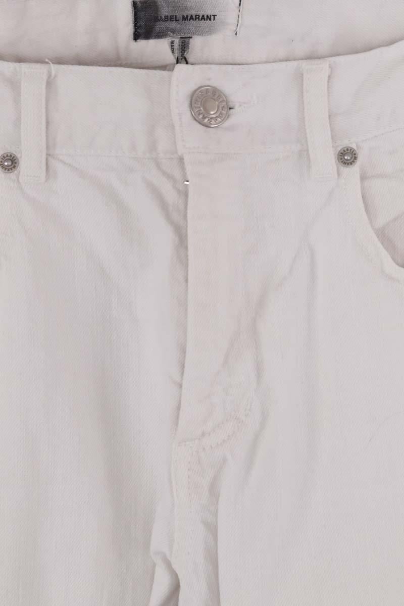 Straight jeans ISABEL MARANT - Seconde Main White