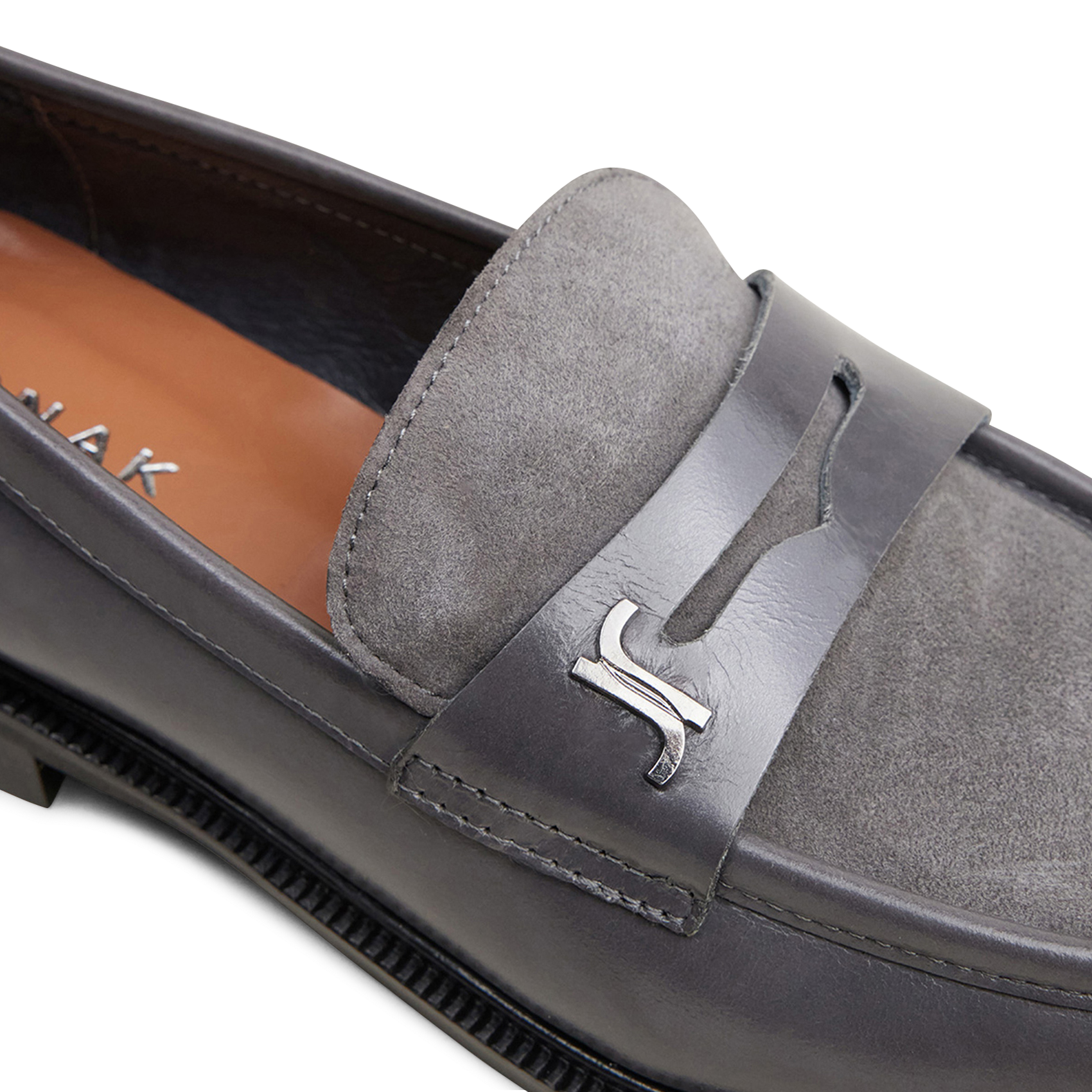 Patent leather pumps JONAK Grey
