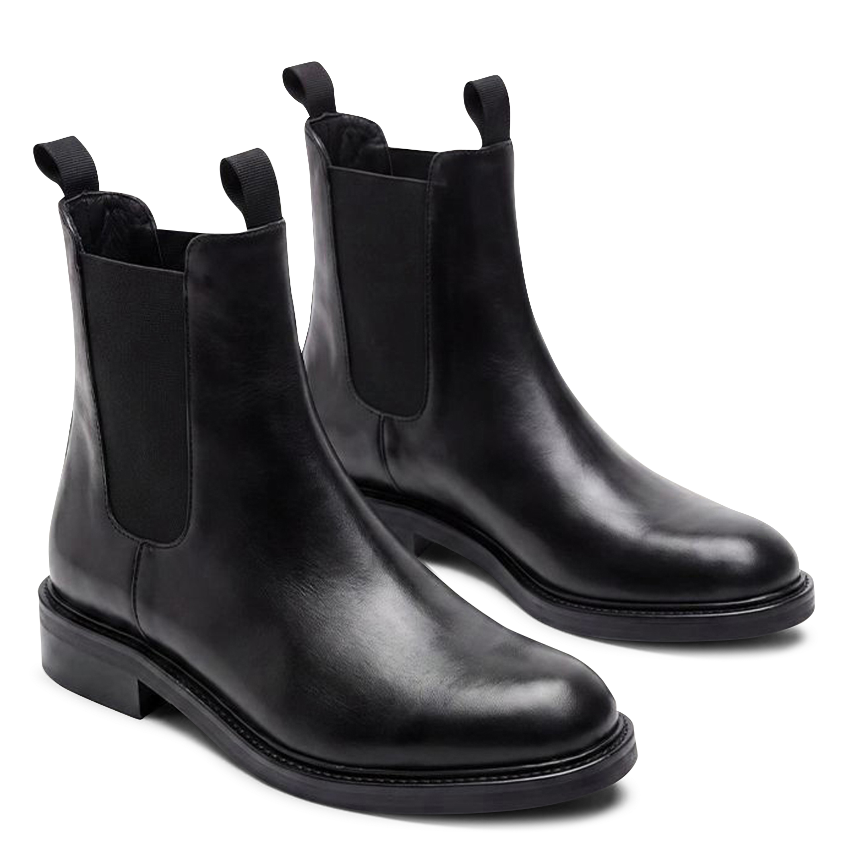 Chelsea-Stiefeletten aus Leder JONAK Schwarz