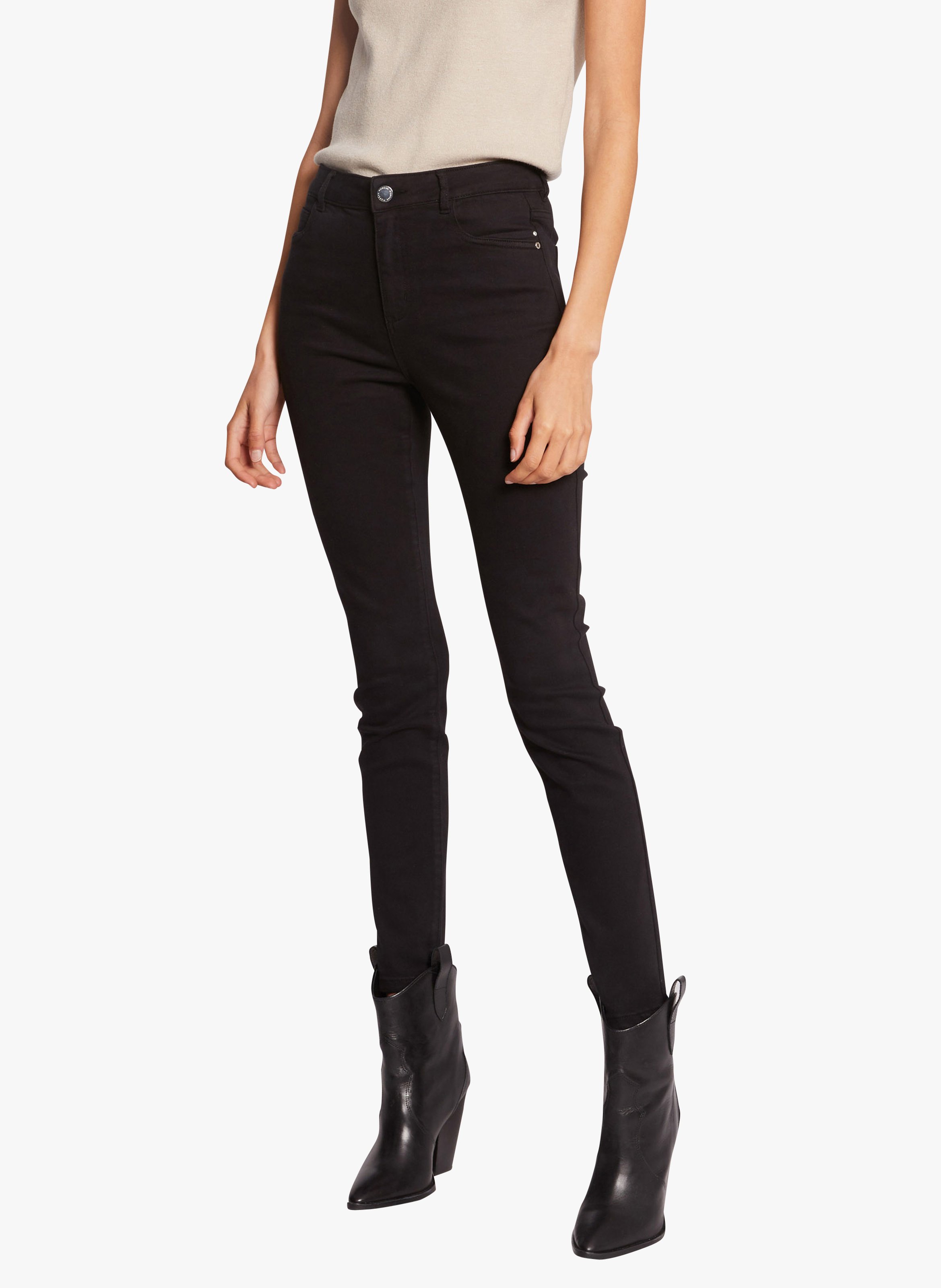 Slim-fit pants MORGAN Black
