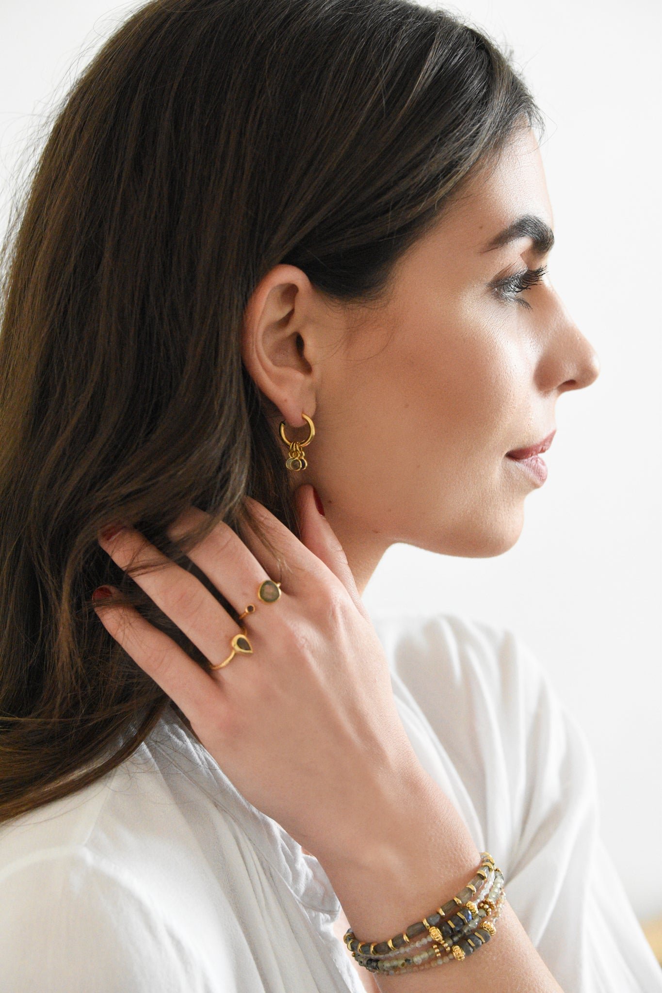 Earrings GINANDGER Blue