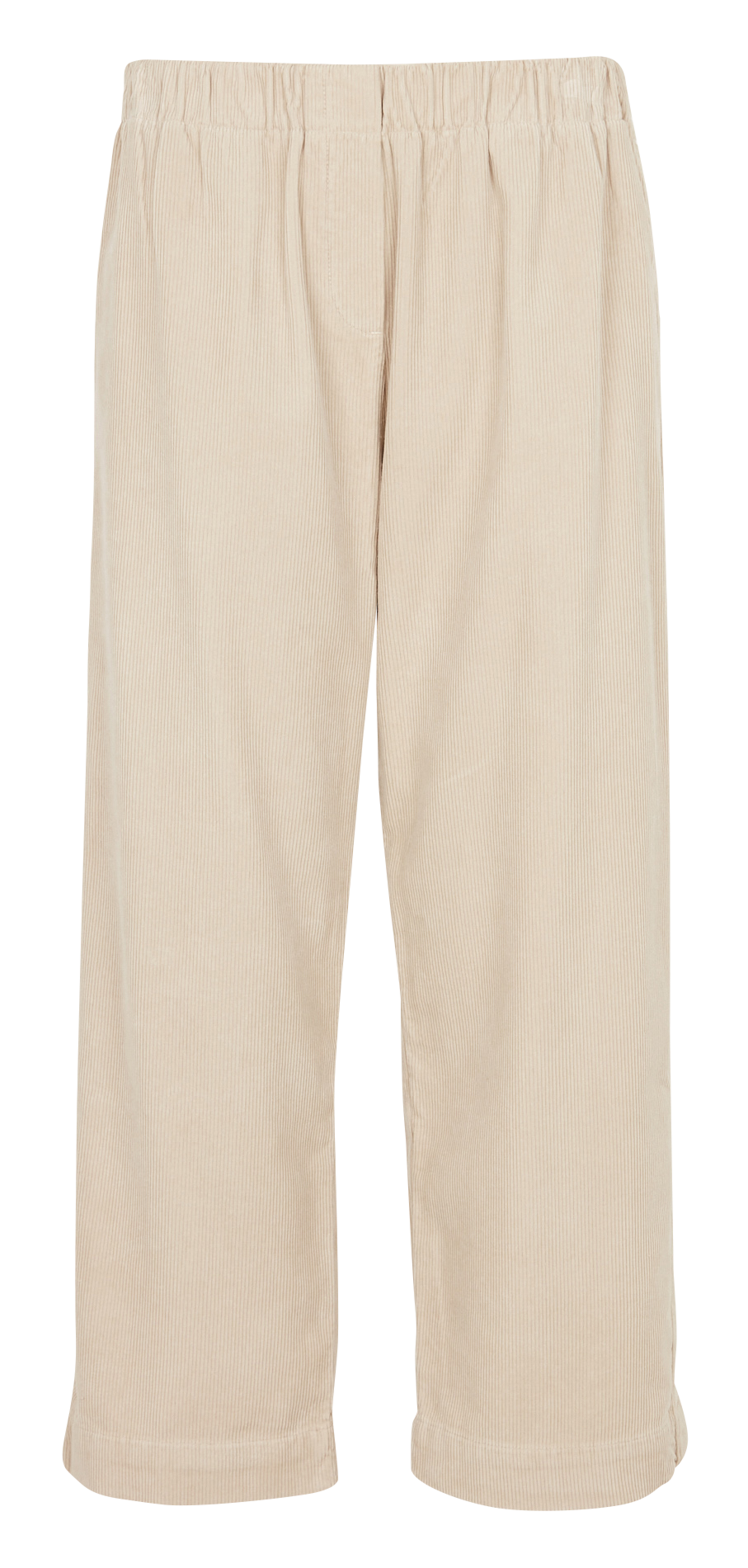 Straight-leg cotton pants BELLEPIECE Beige