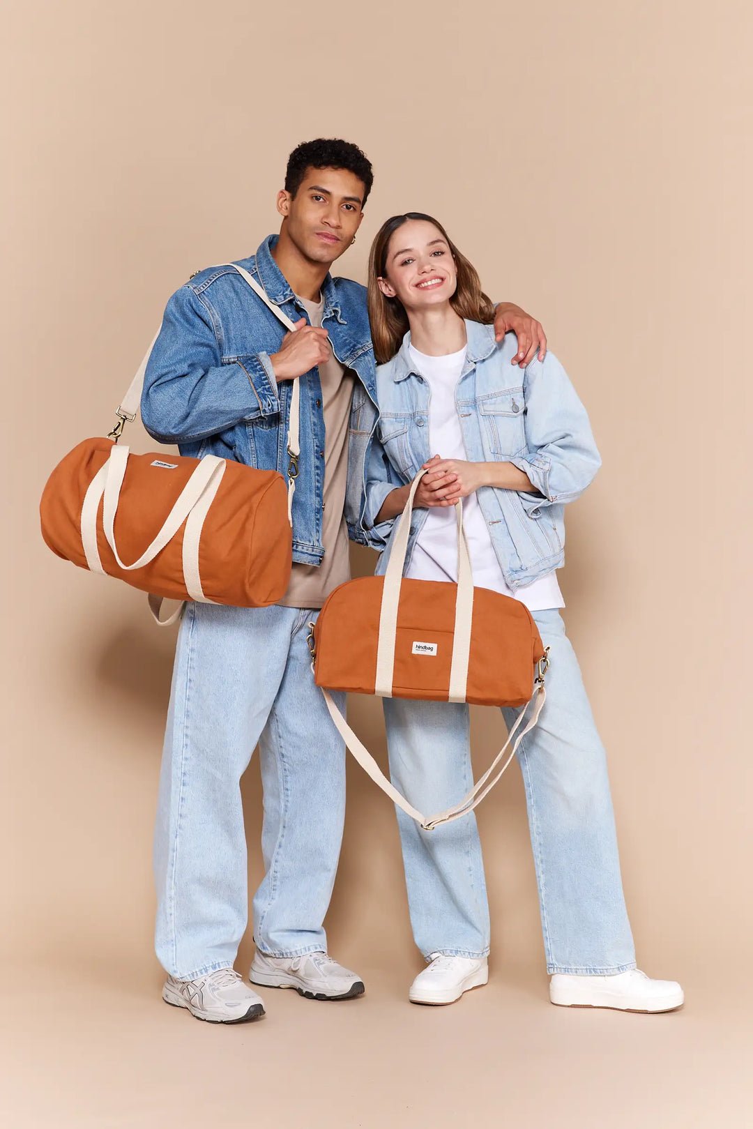 Cotton weekend bag HINDBAG Orange