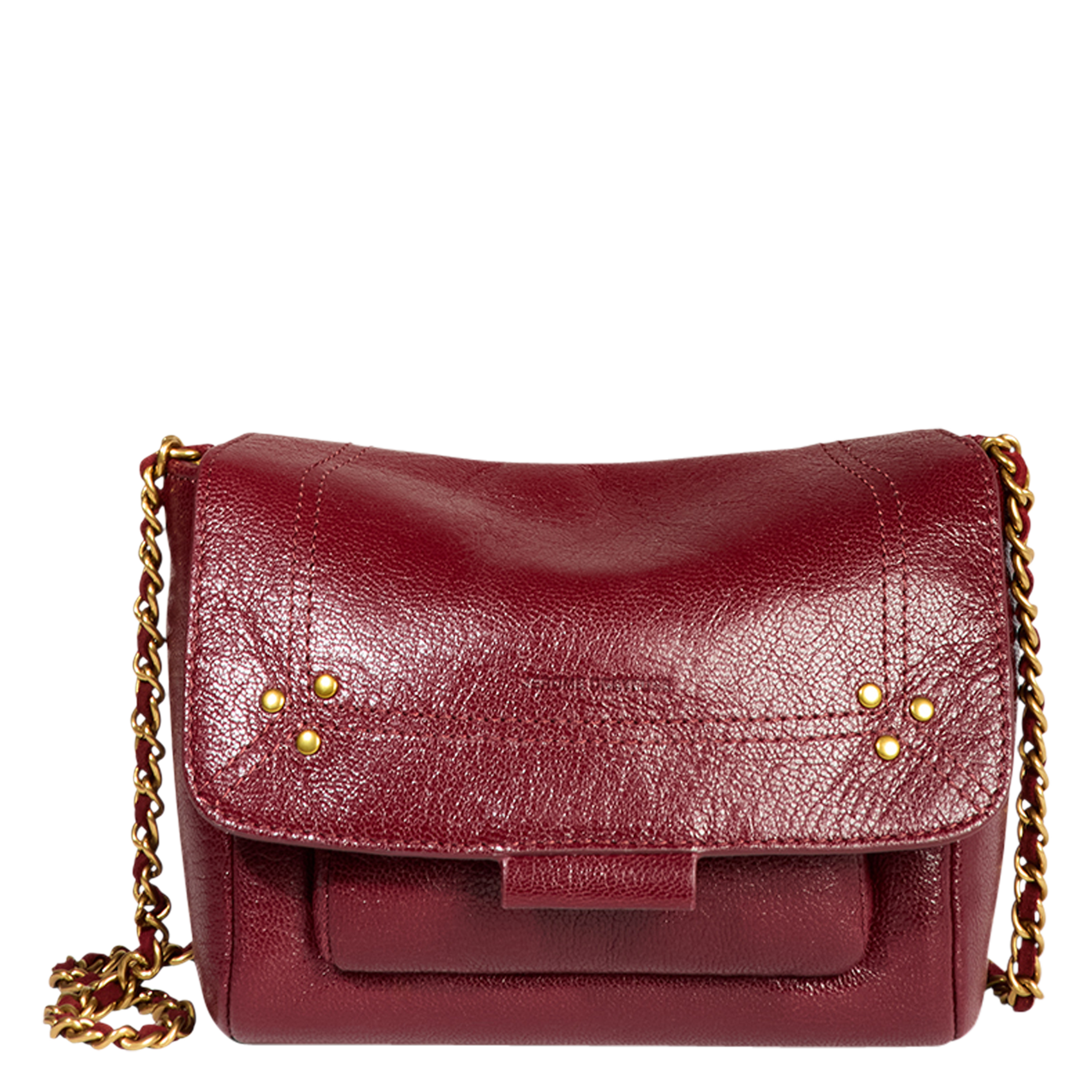 Mini leather shoulder bag JEROME DREYFUSS