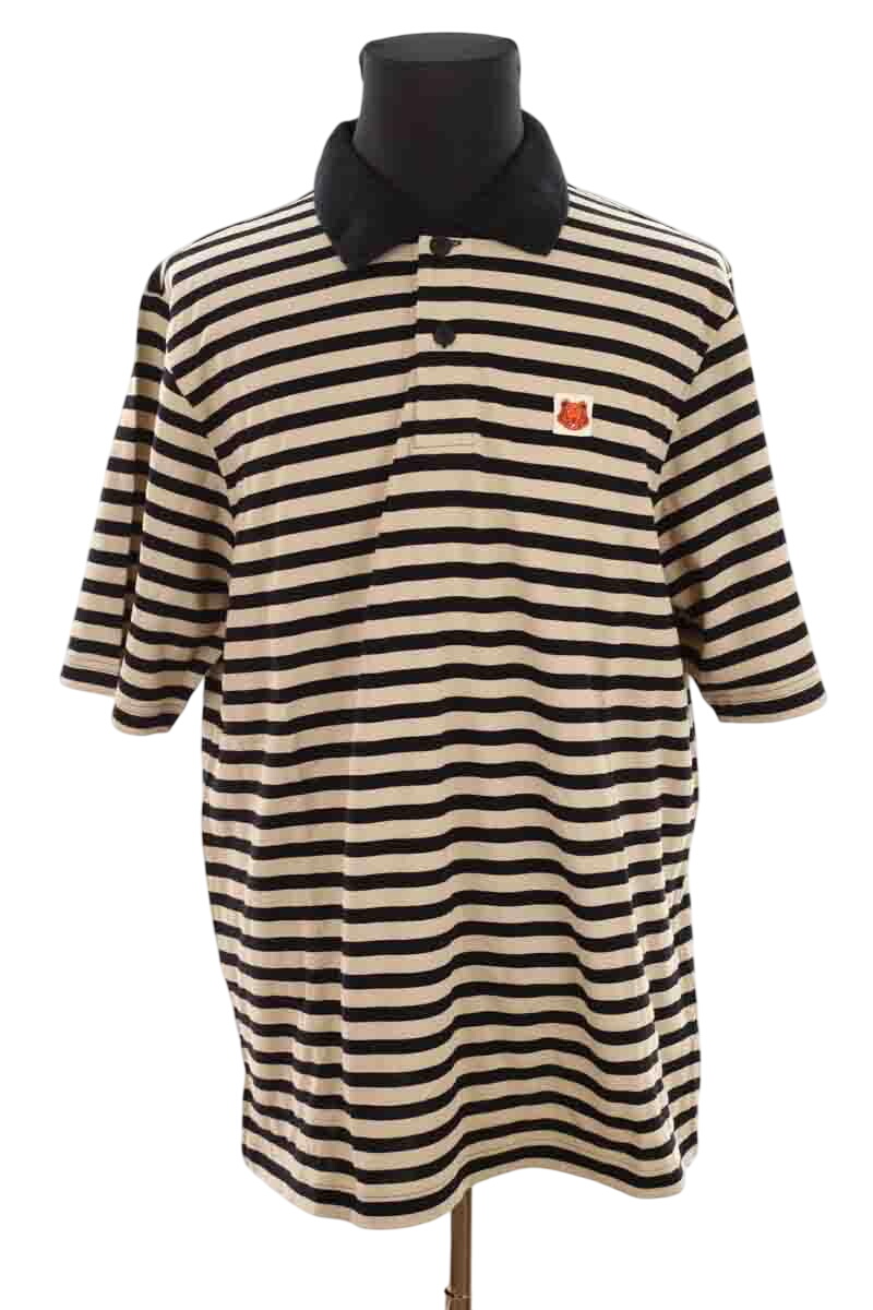 Cotton polo KENZO - SECONDE MAIN Beige
