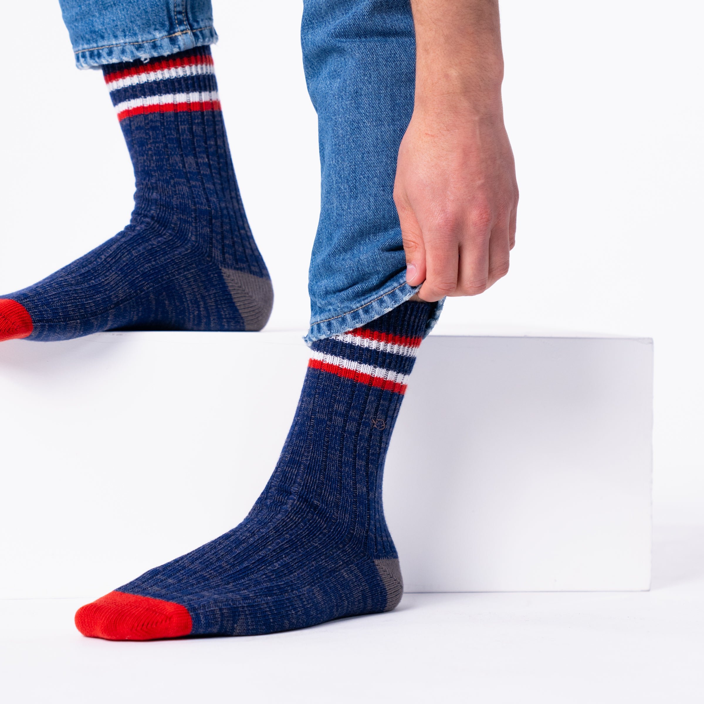 Thick cotton club socks BILLYBELT Blue