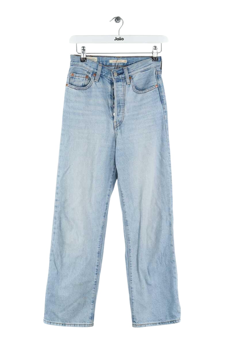 Cotton straight jeans LEVI'S - Seconde main Blue