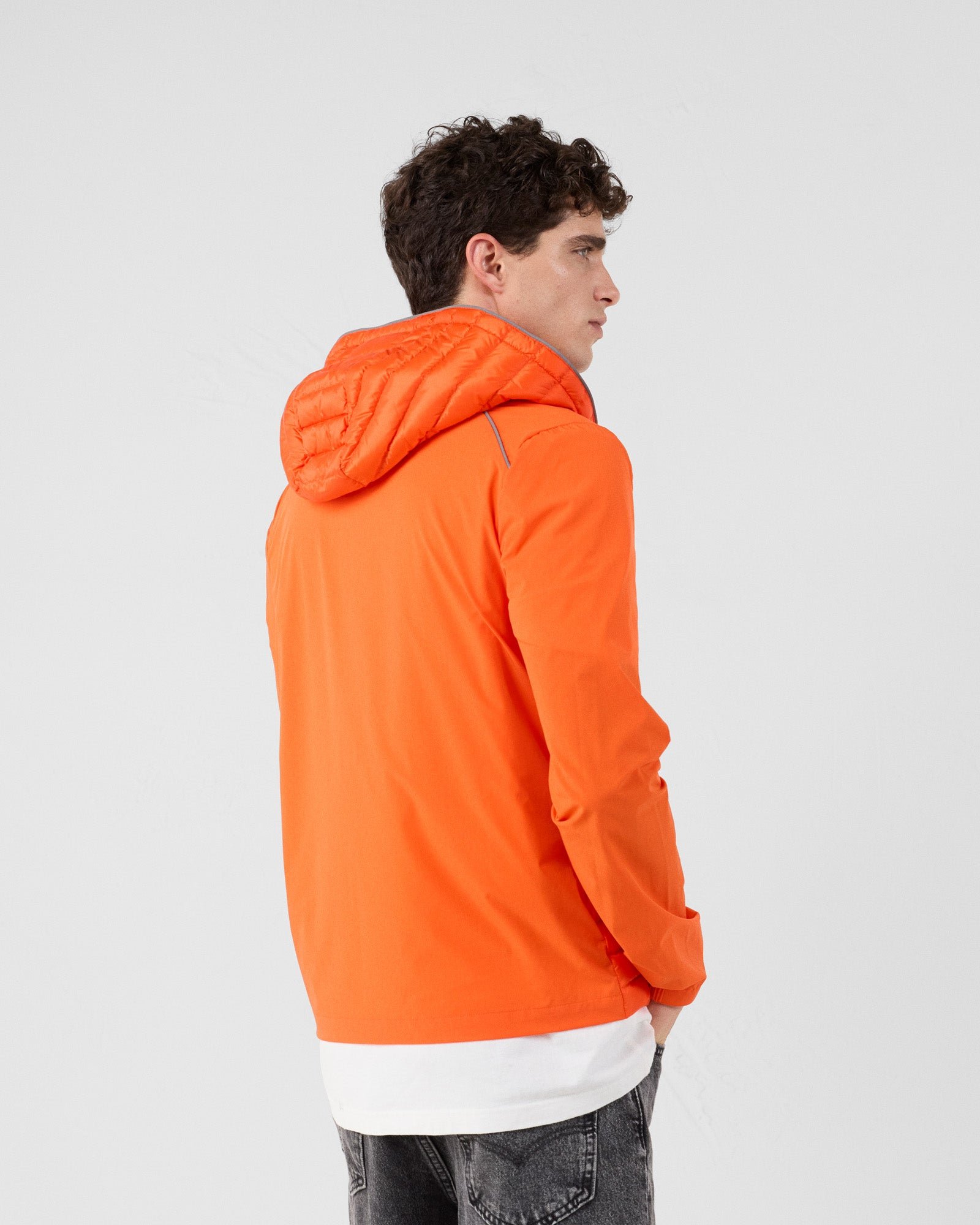 Bi-material padded jacket "Stride" JOTT Red