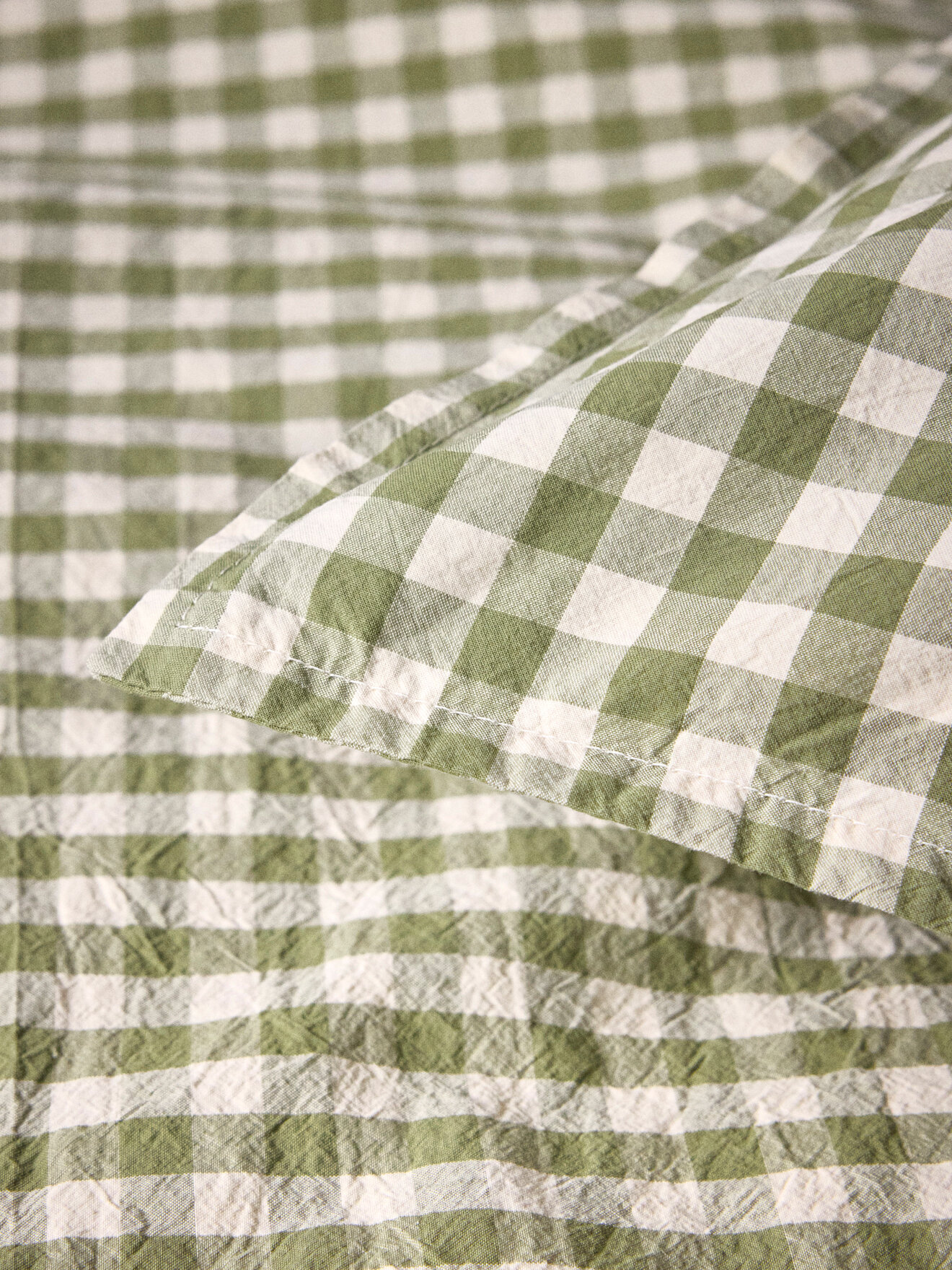 "Vichy Ambroise" pillowcase cover Green