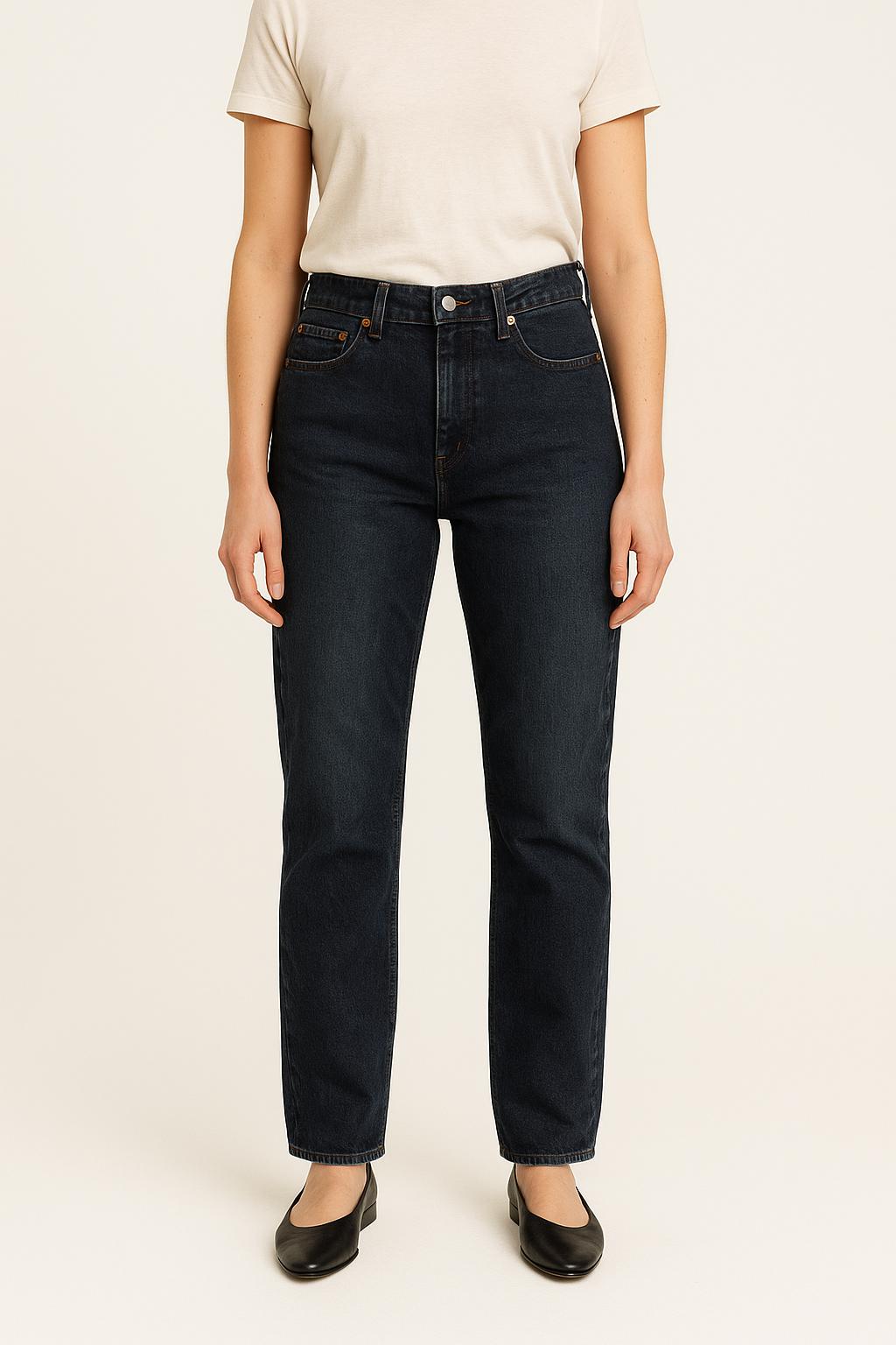 Cropped slim jeans with studs LEVI'S - Seconde main Black