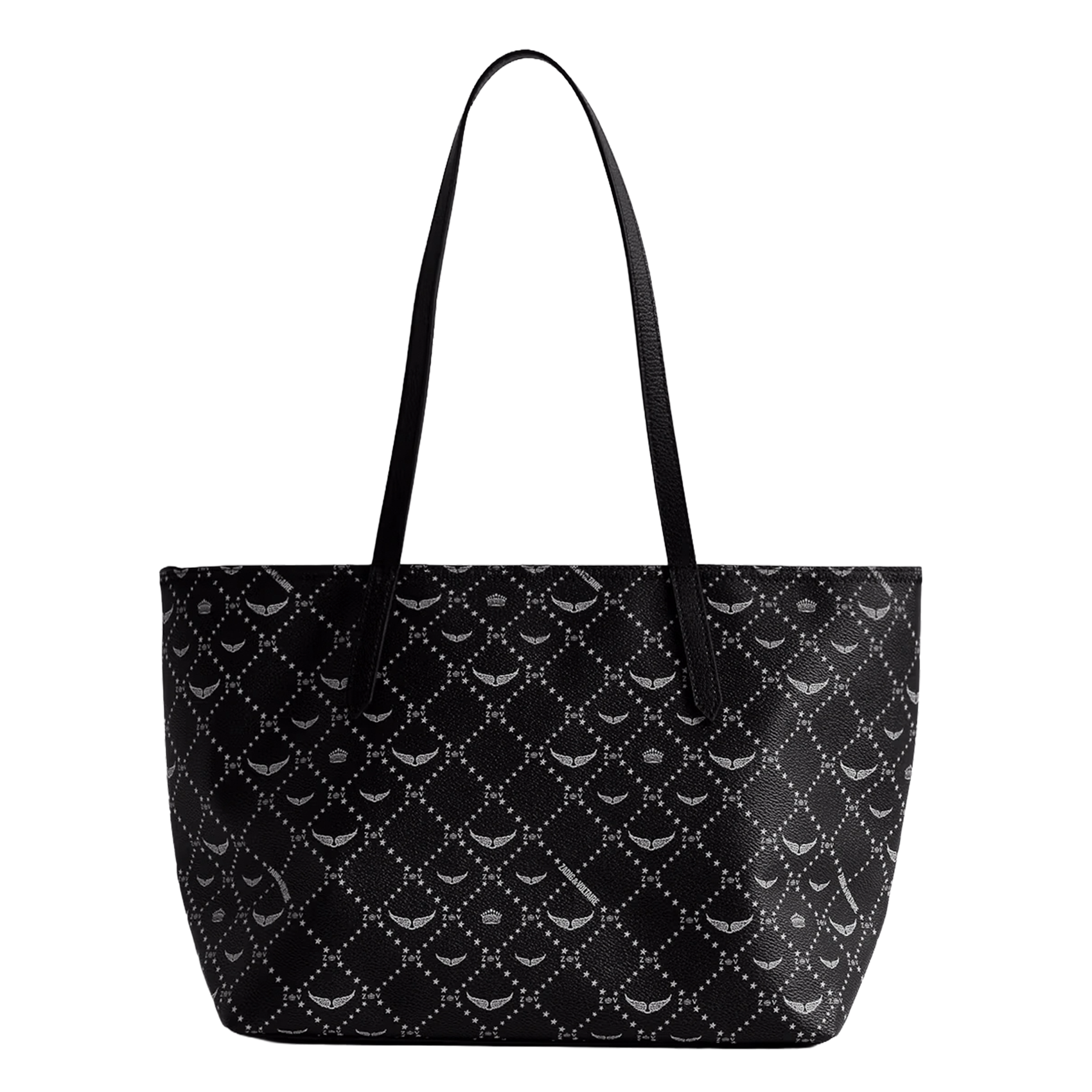 Monogram tote bag ZADIG&VOLTAIRE Black
