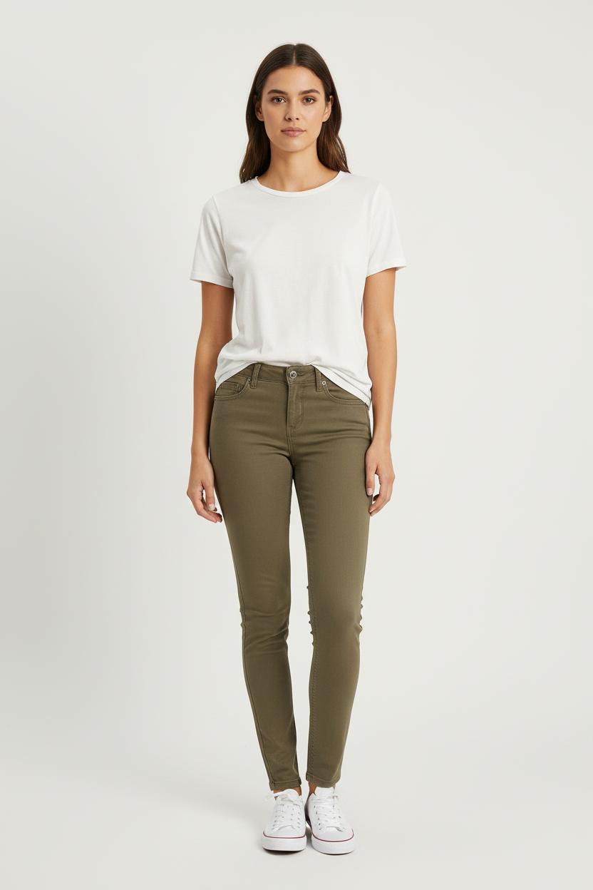 PANTS LIU JO - SECONDE MAIN Green