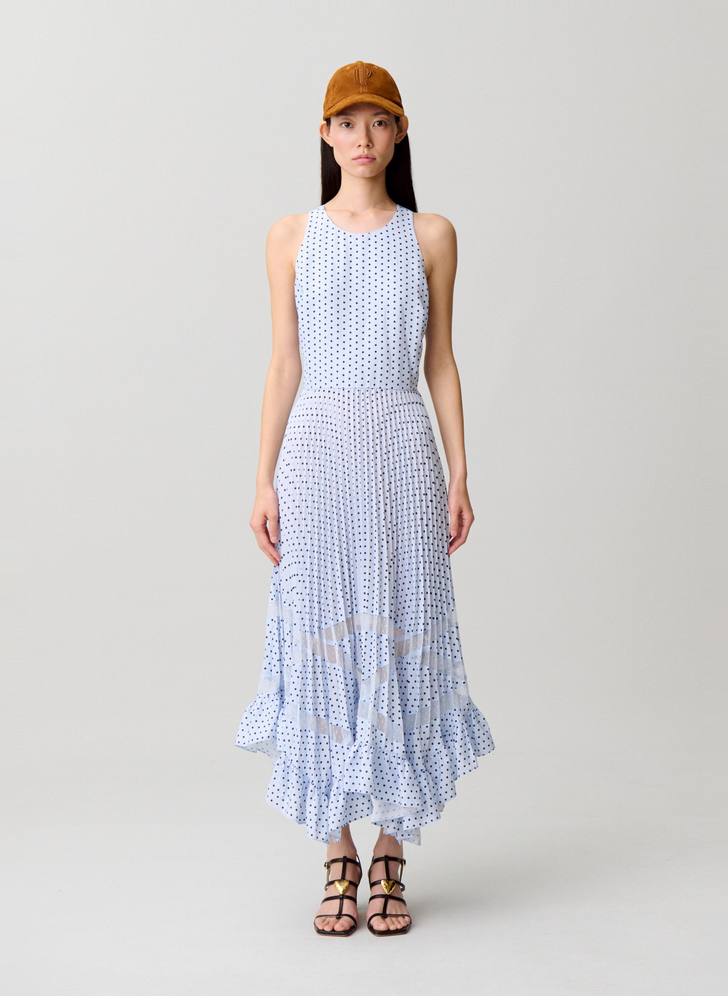 Robe midi à pois CLAUDIE PIERLOT Multicolore