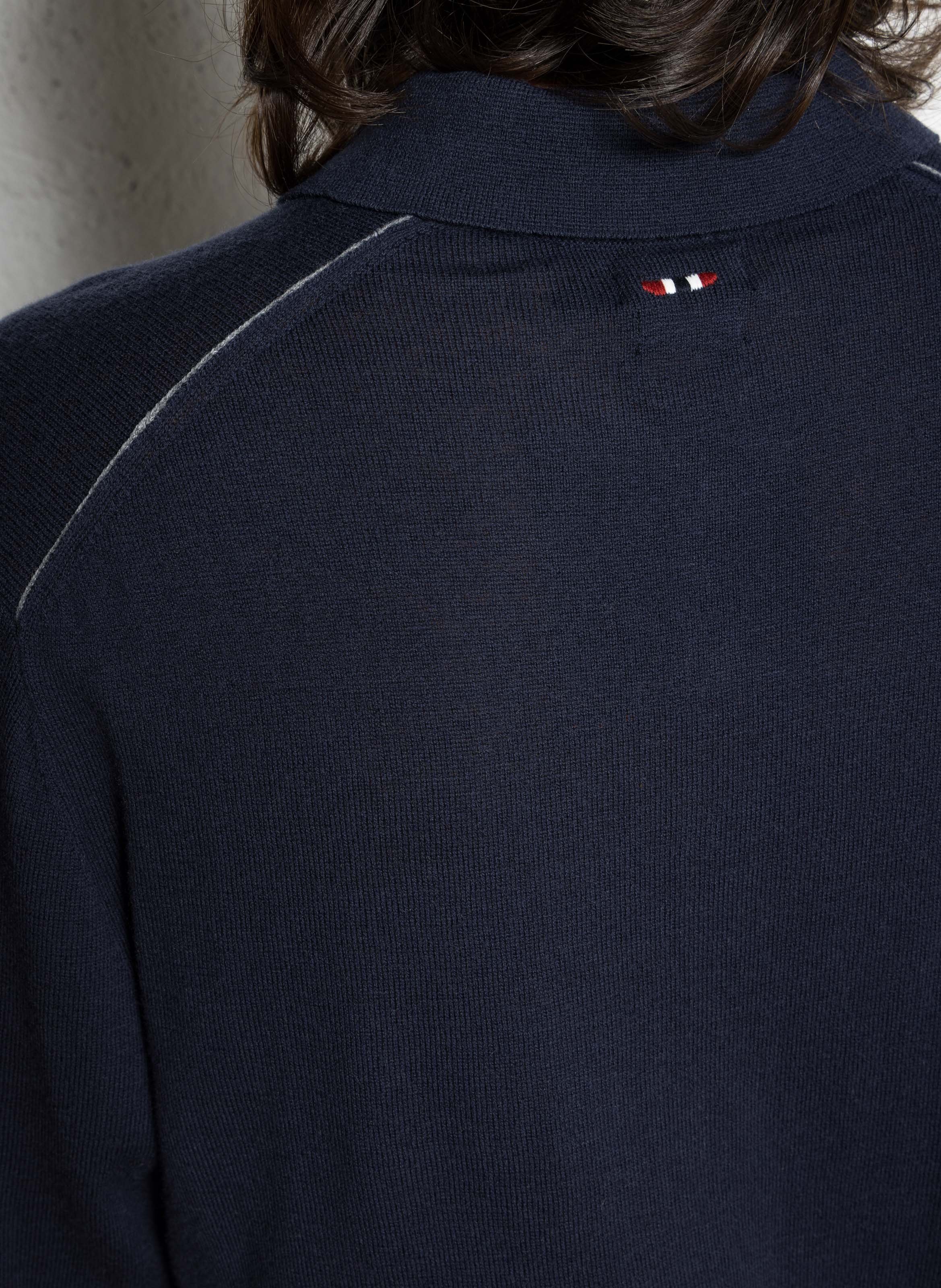 Polo manches longues en laine NAPAPIJRI Bleu