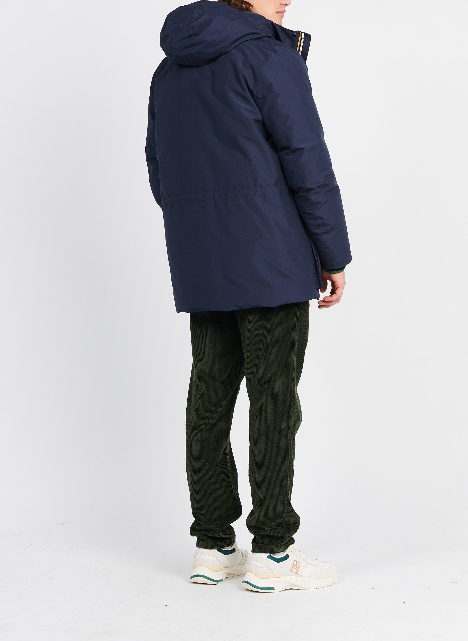Quilted parka Blue