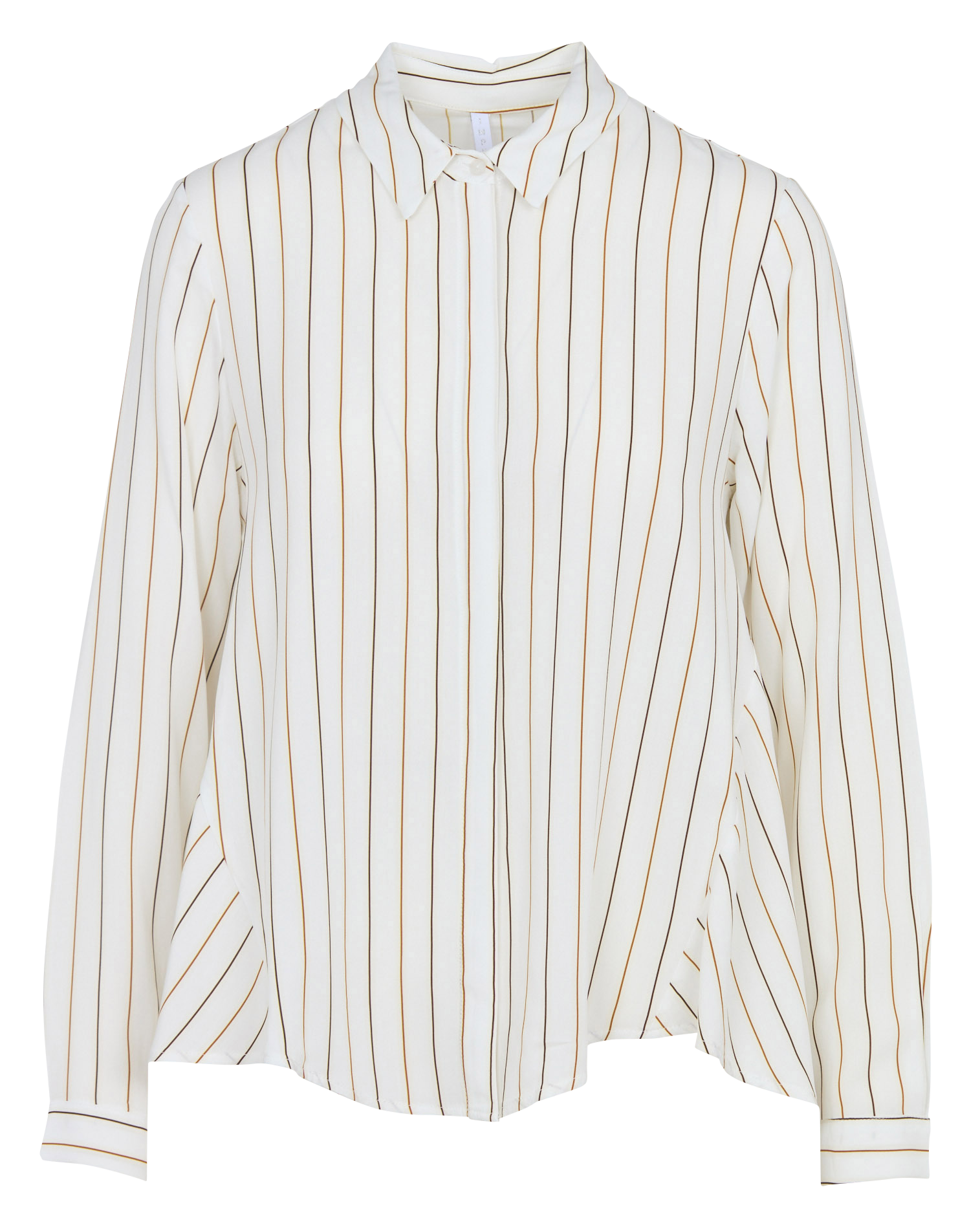 Chemise évasée col classique rayée IMPERIAL Beige