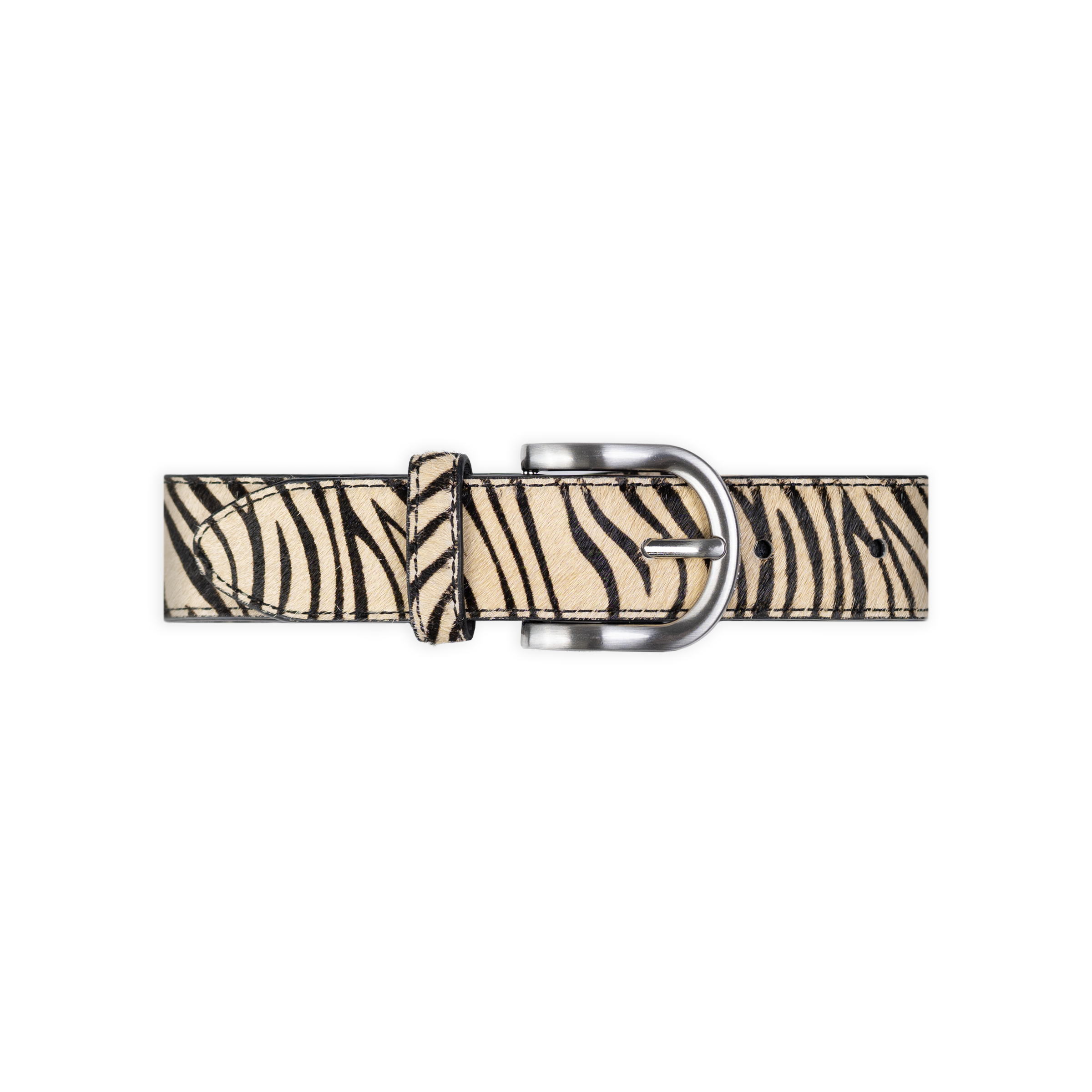 Decorative leather belt  BILLYBELT Beige