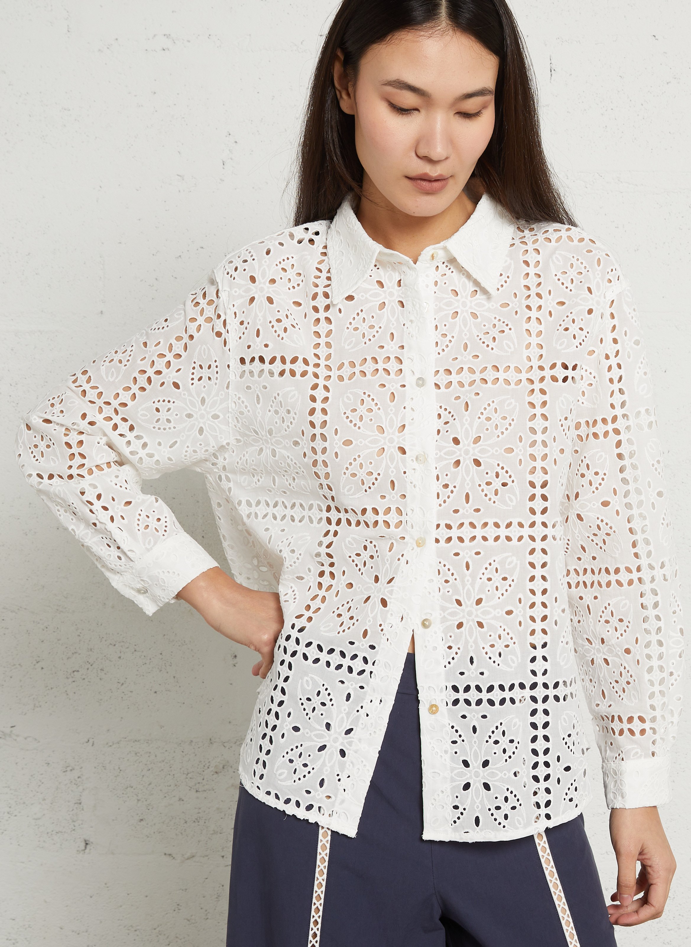 Colonel - Einfarbiges Hemd THE KORNER Weiss